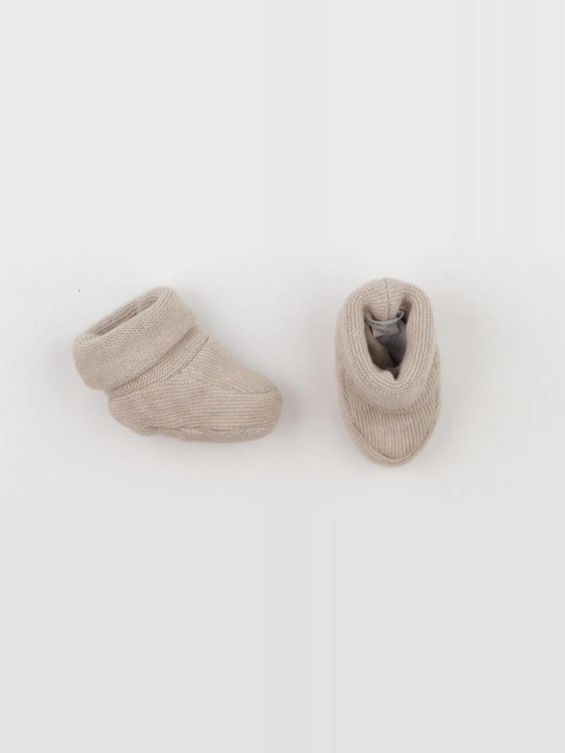 Vertbaudet - chaussons marron - pointure 16 /1mois