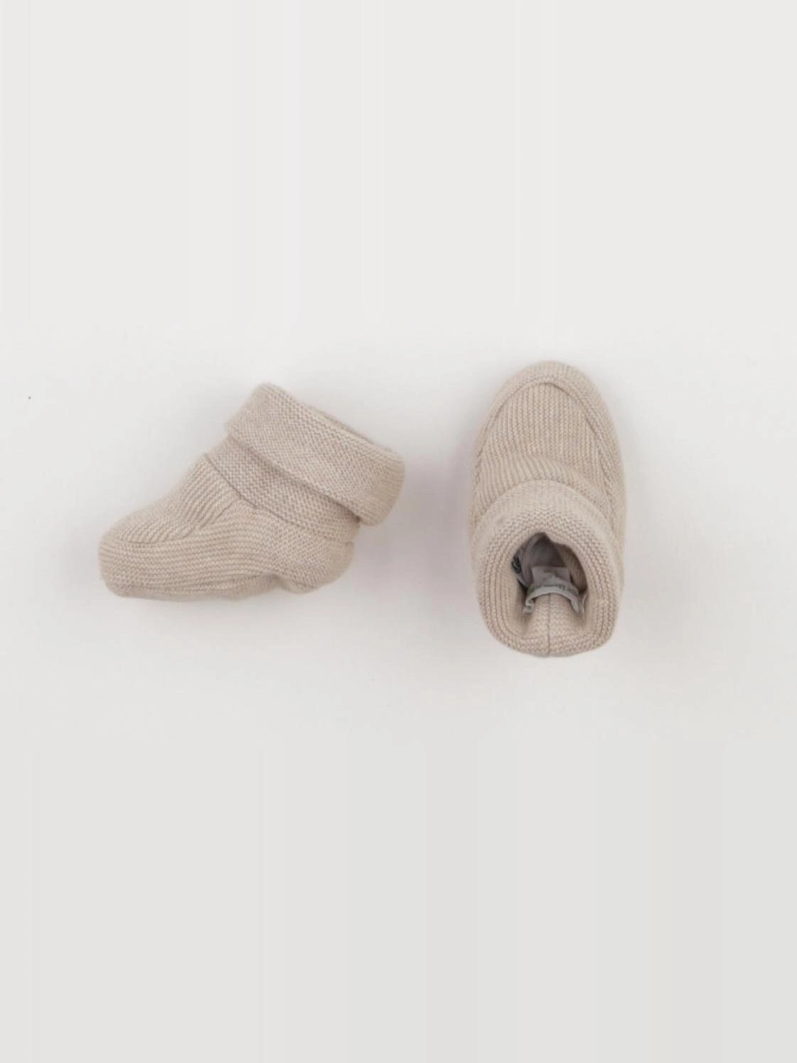 Vertbaudet - chaussons marron - pointure 16 /1mois