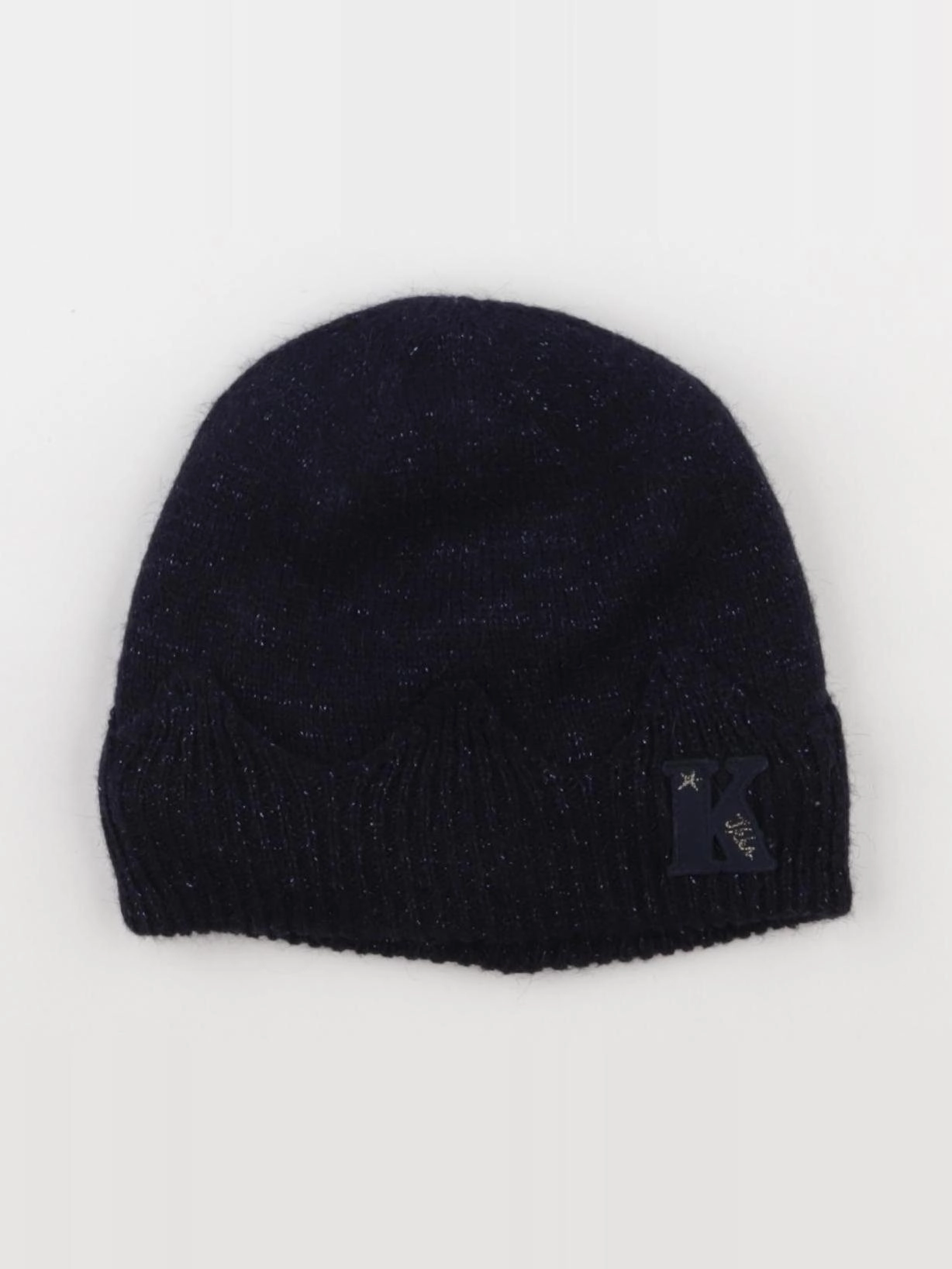 IKKS - bonnet bleu - 6/8 ans
