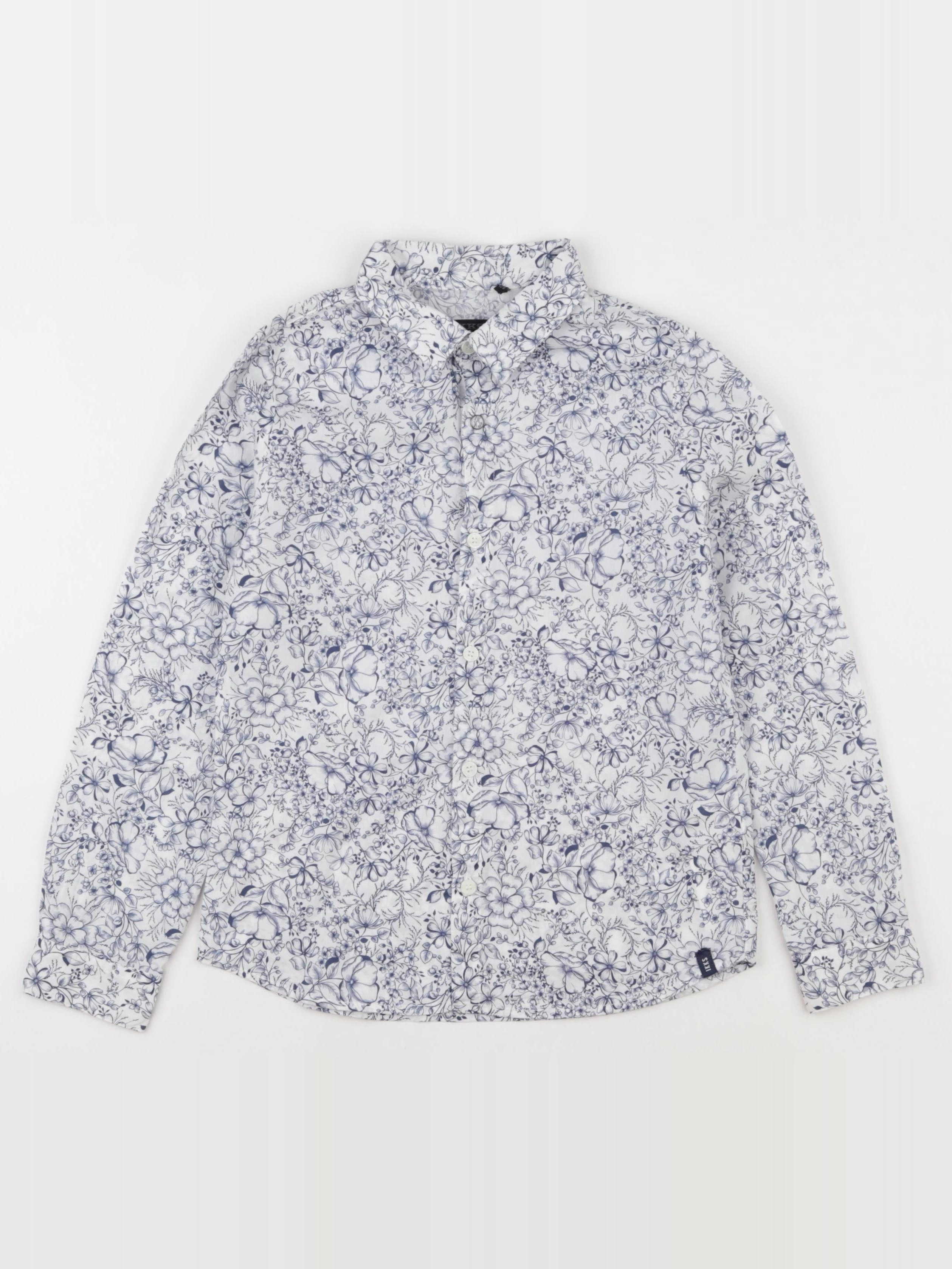 IKKS - chemise blanc, bleu - 8 ans