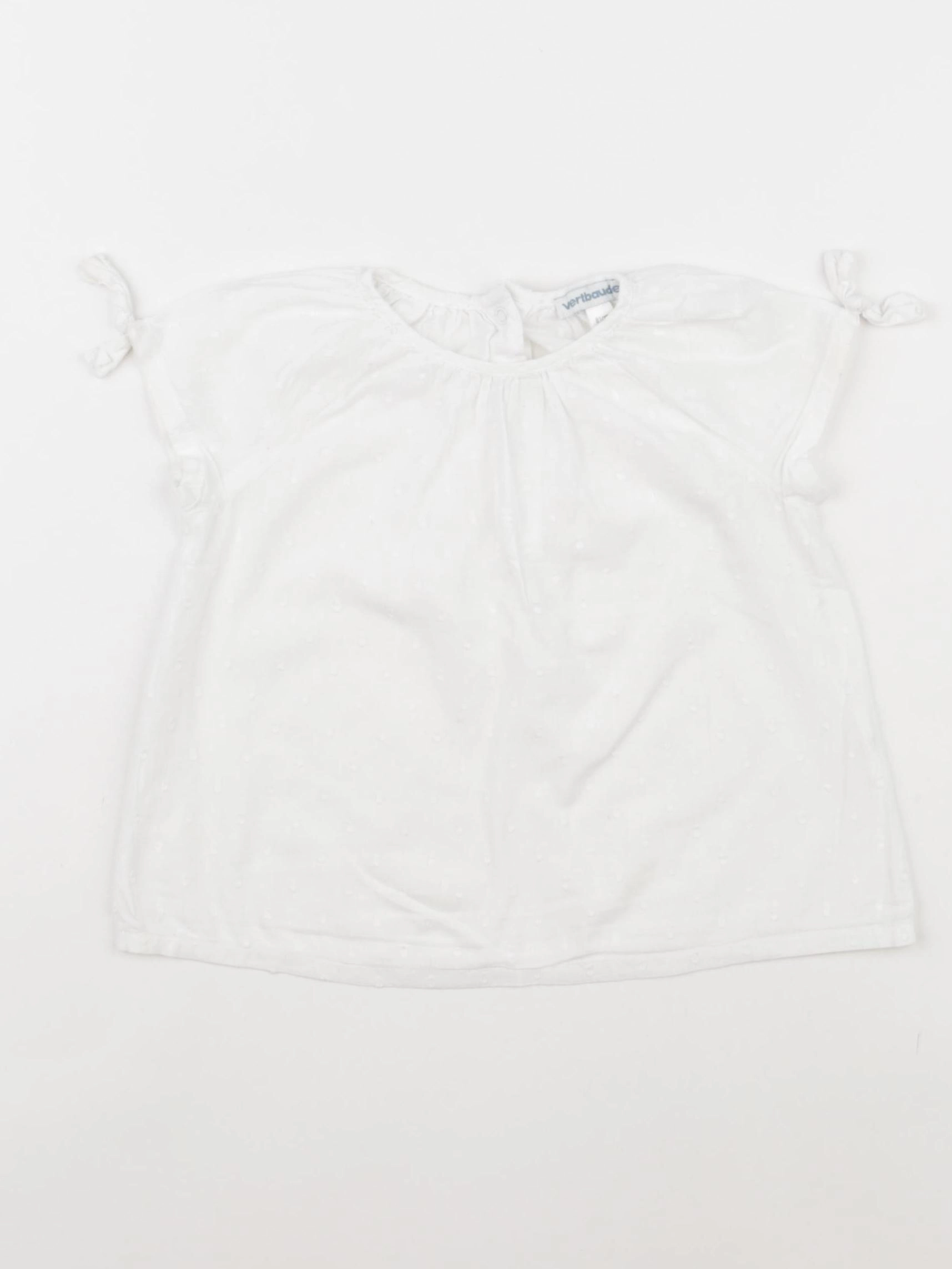 Vertbaudet - blouse blanc - 18 mois