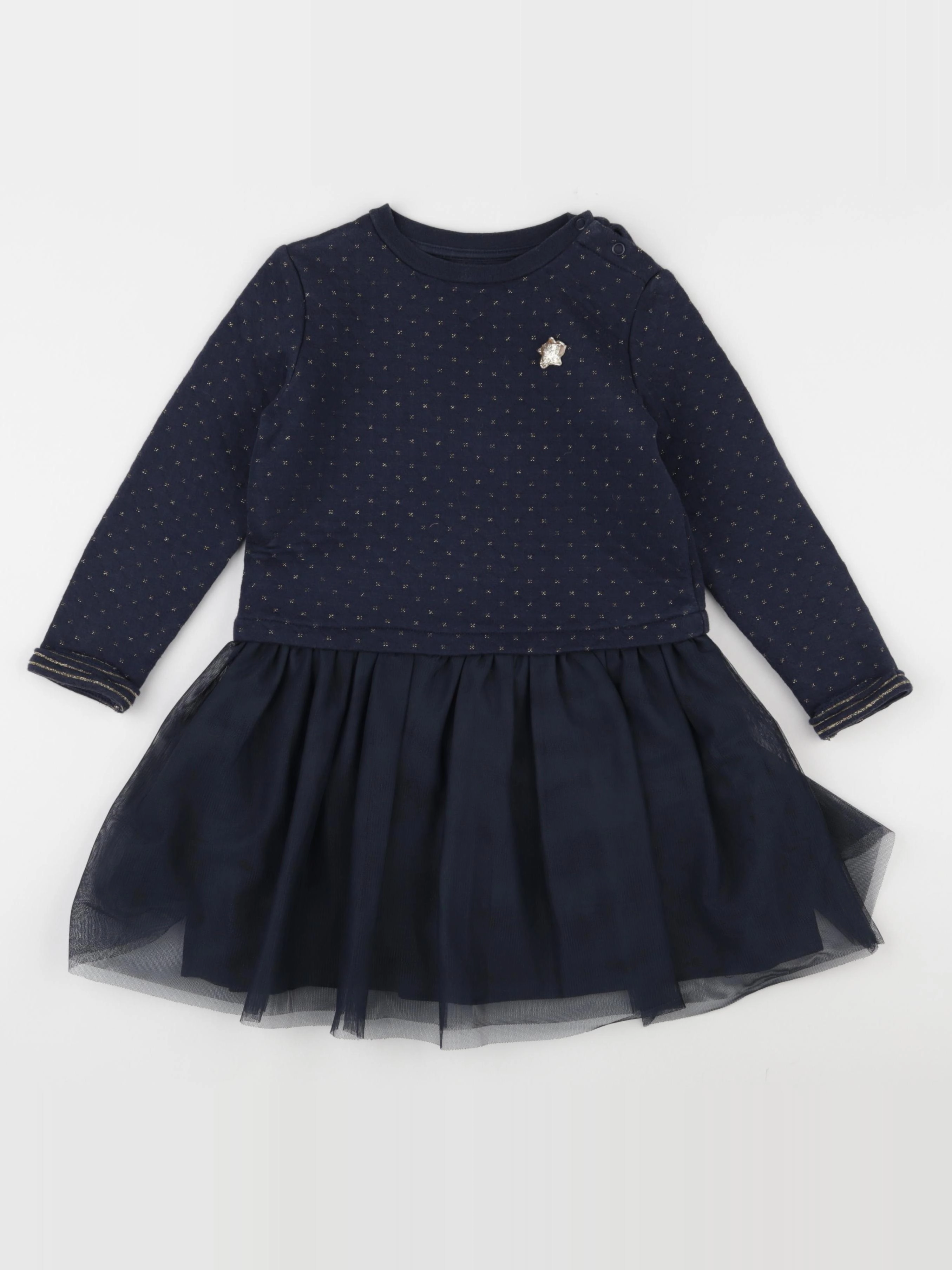 Vertbaudet - robe bleu - 5 ans