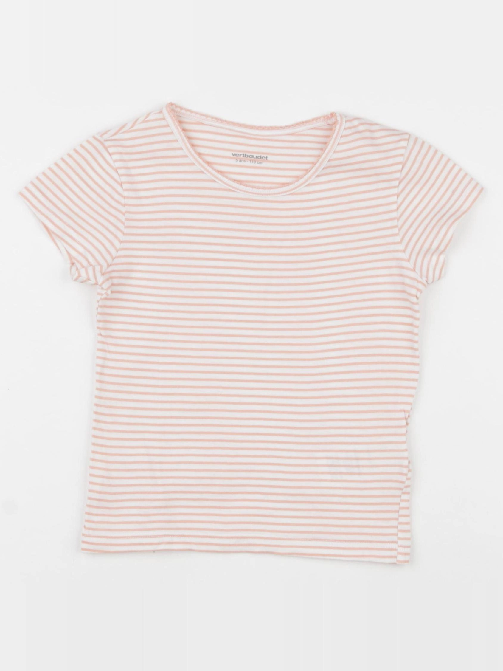 Vertbaudet - maillot de corps rose - 5 ans