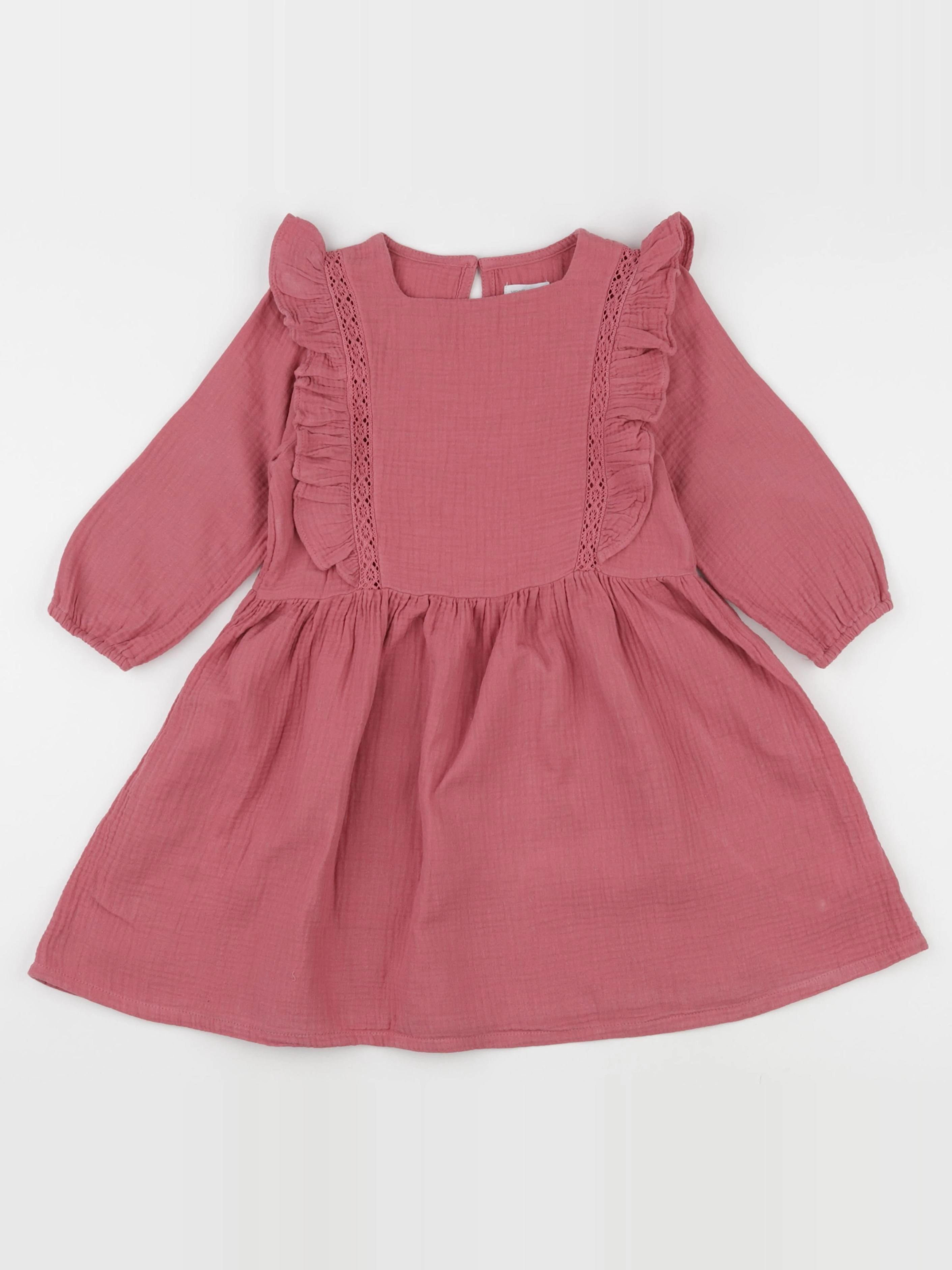 Vertbaudet - robe rose - 6 ans