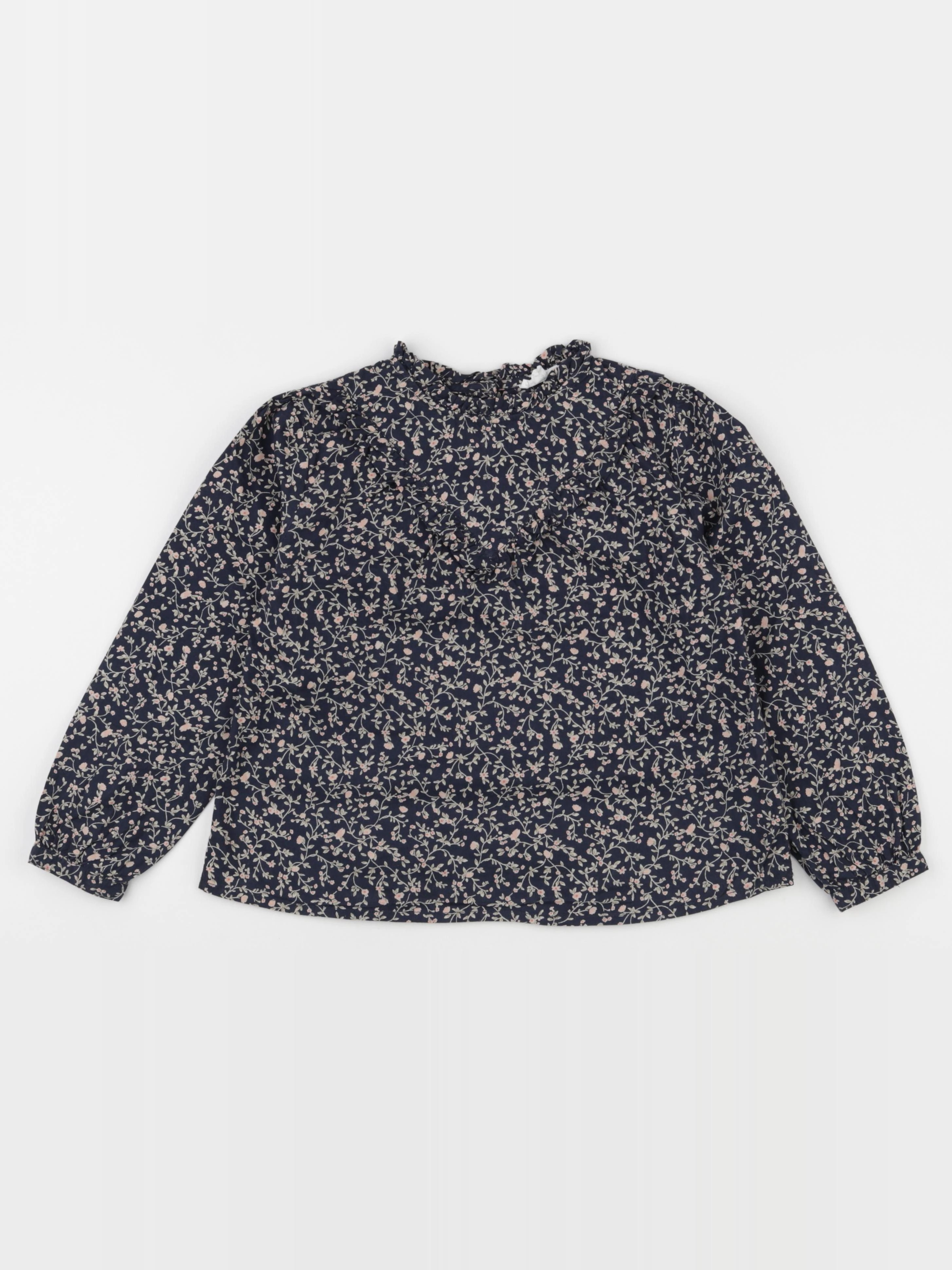 Vertbaudet - blouse bleu - 7 ans