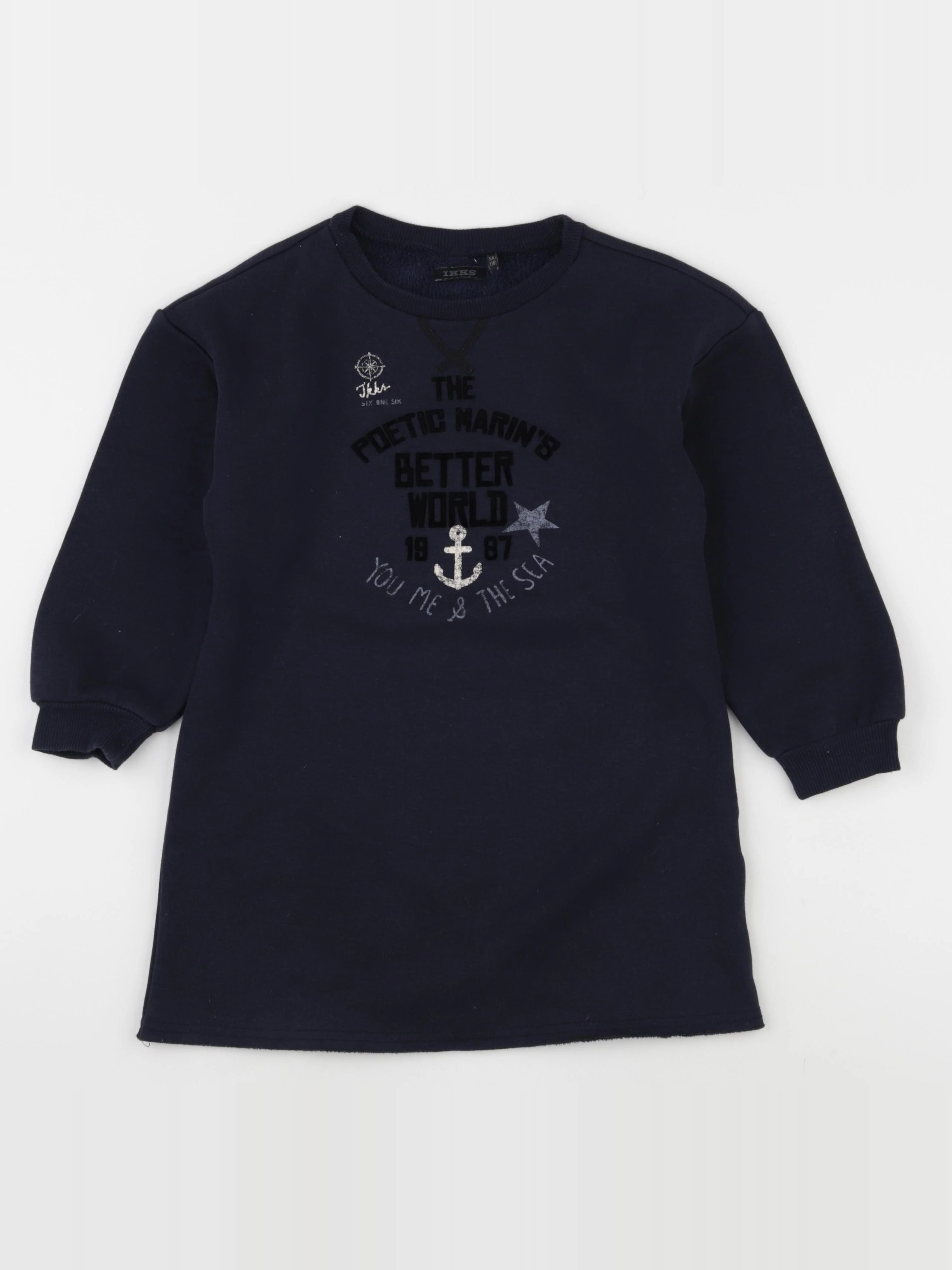 IKKS - robe bleu - 5 ans
