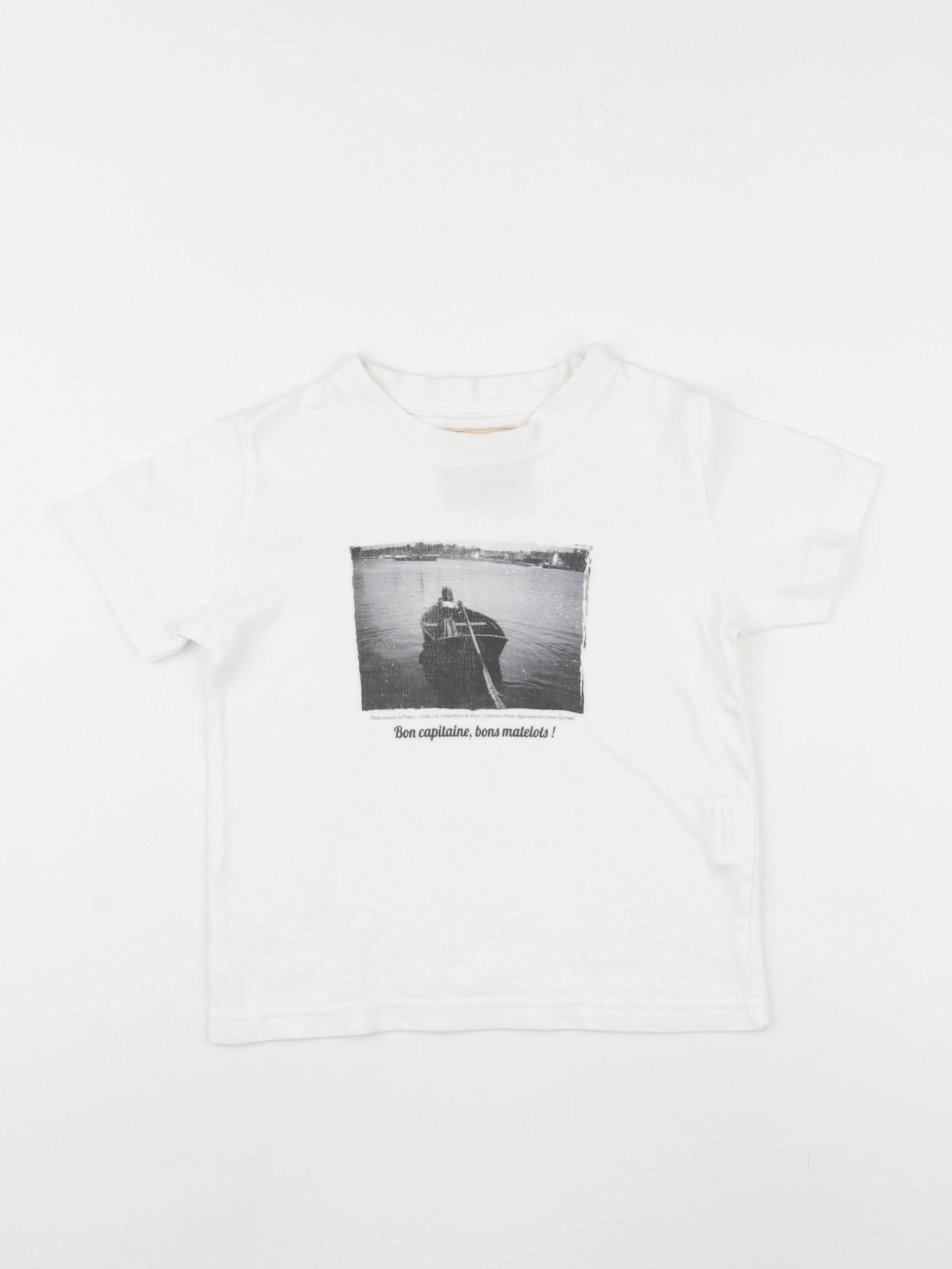 Armor Lux - tee-shirt blanc - 4 ans