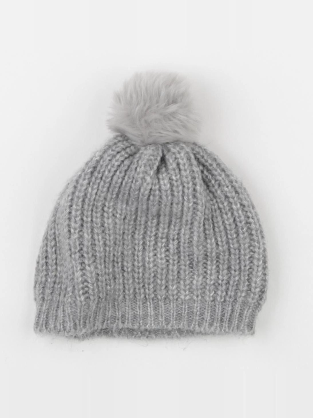 Monoprix - bonnet gris - 3/6 ans