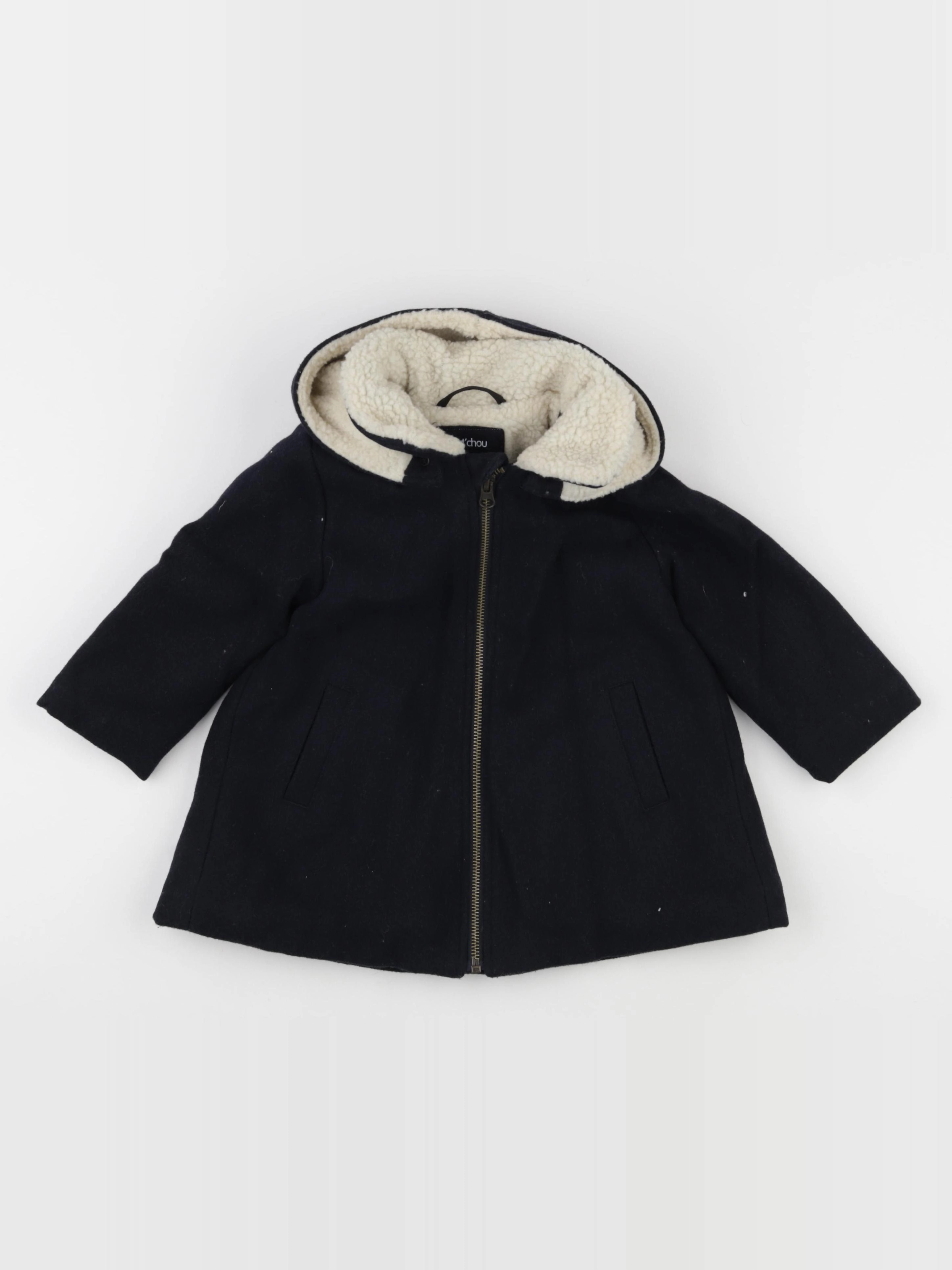 Boutchou - manteau bleu - 24 mois