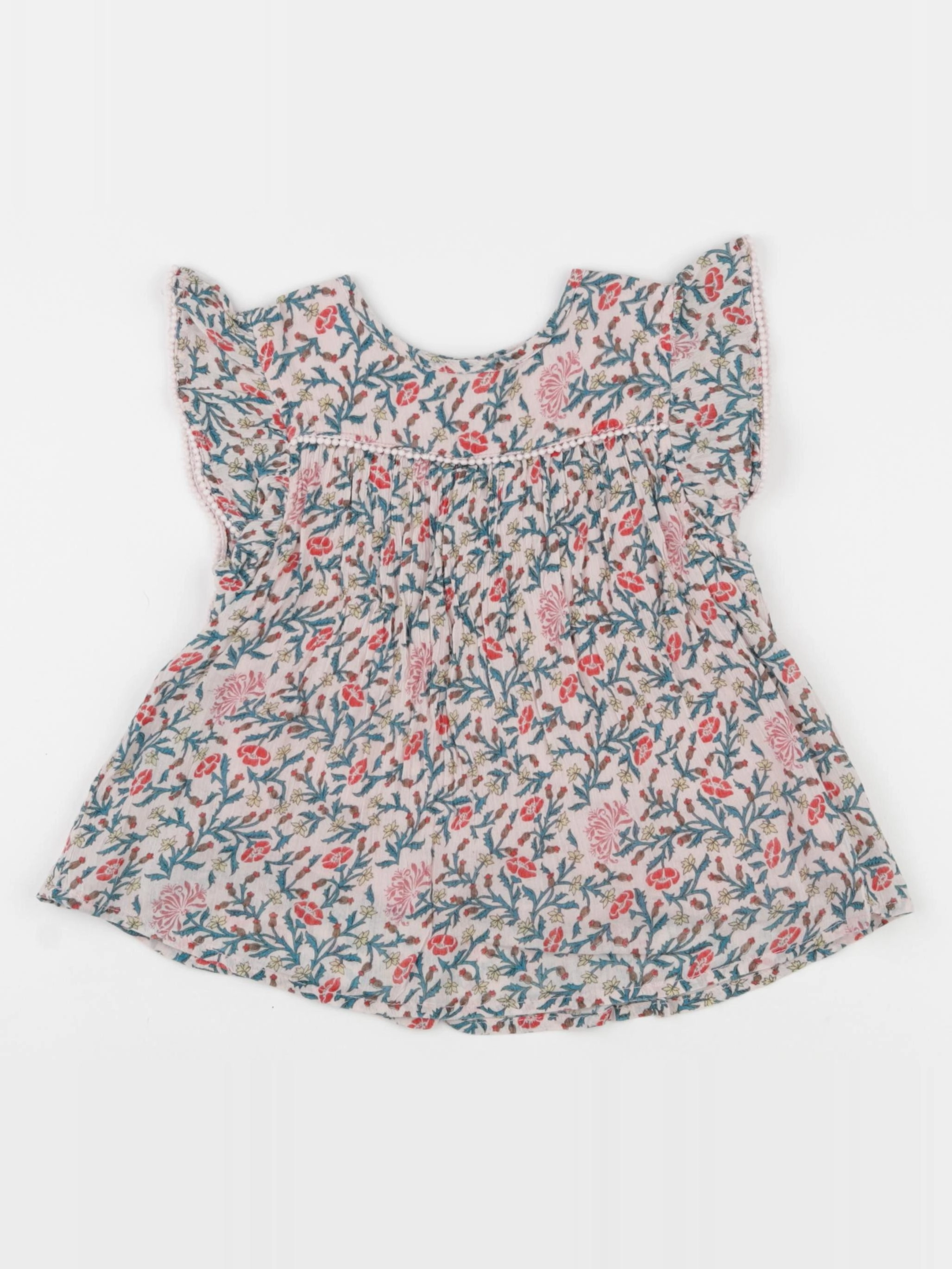 Monoprix - blouse multicolore - 4 ans