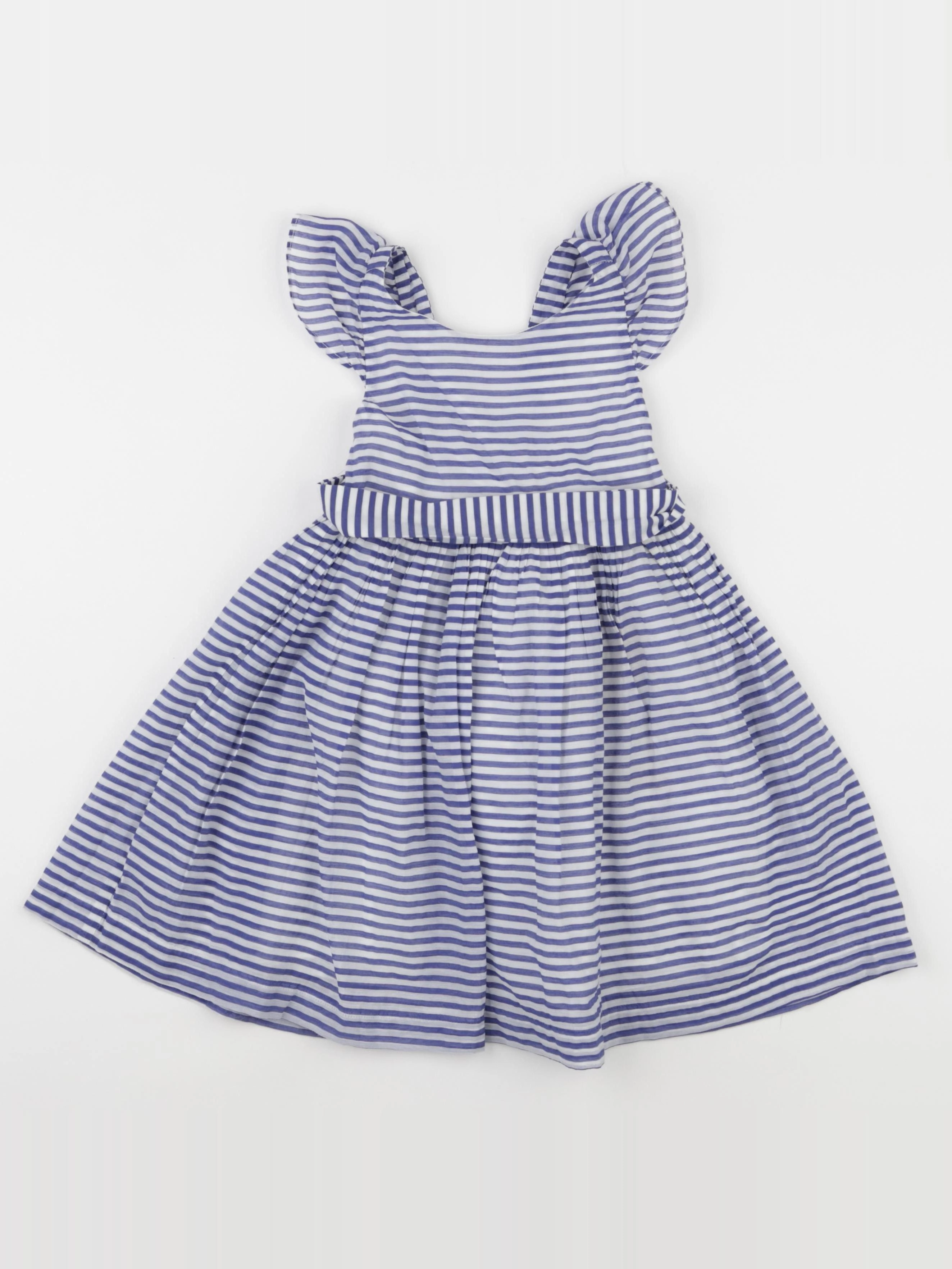Jacadi - robe bleu, blanc - 3 ans