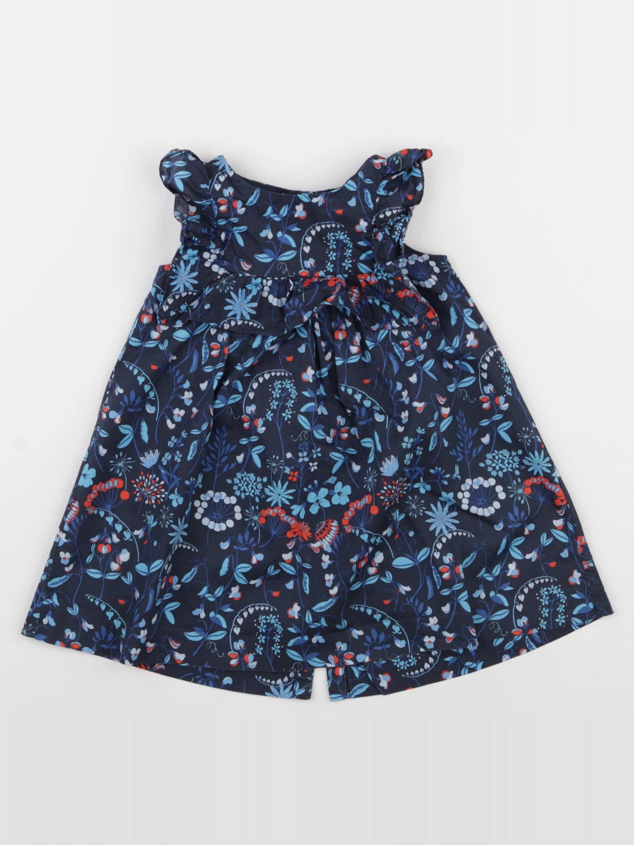 Jacadi - robe liberty bleu - 24 mois