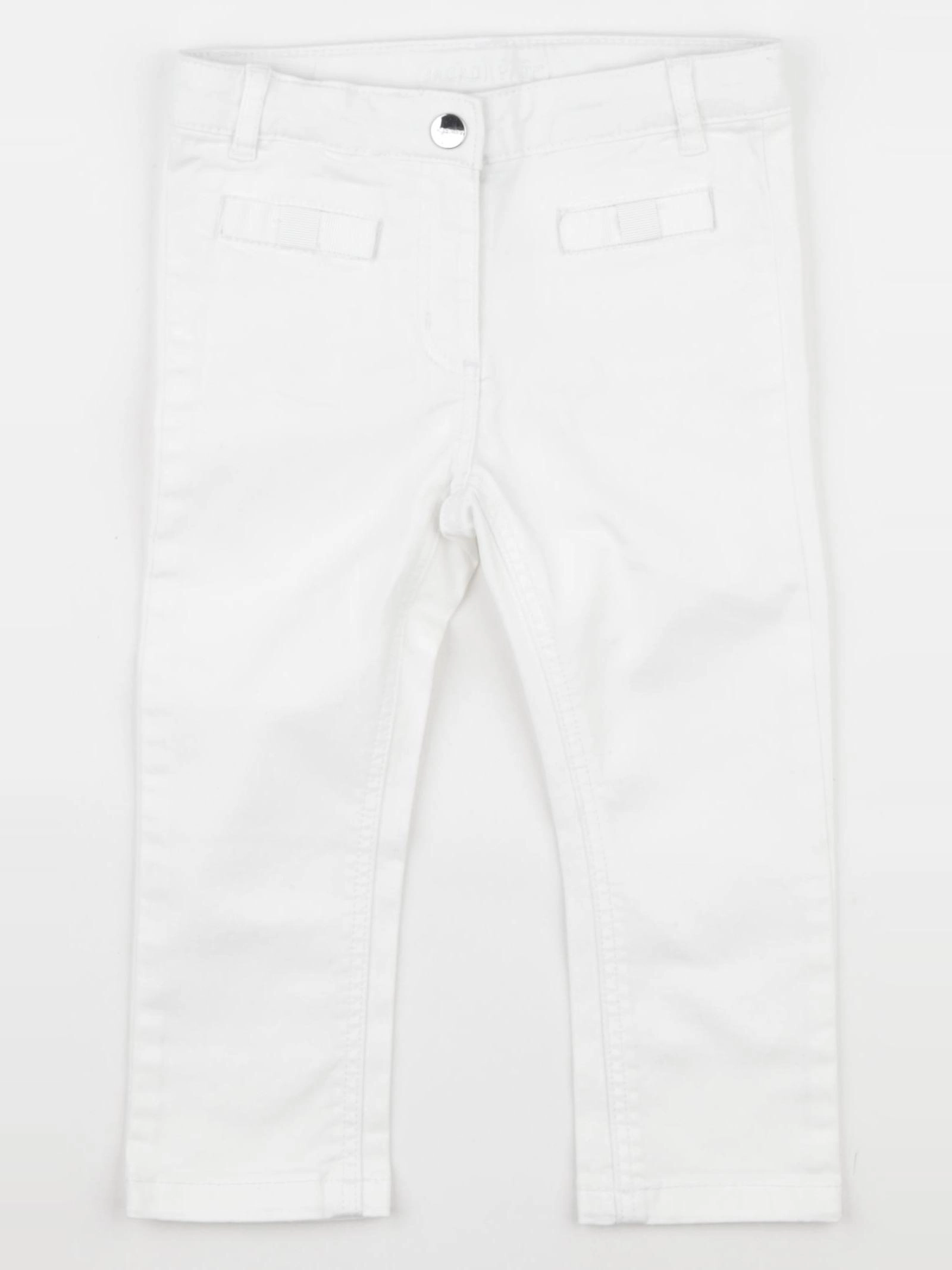 Jacadi - pantalon blanc - 24 mois