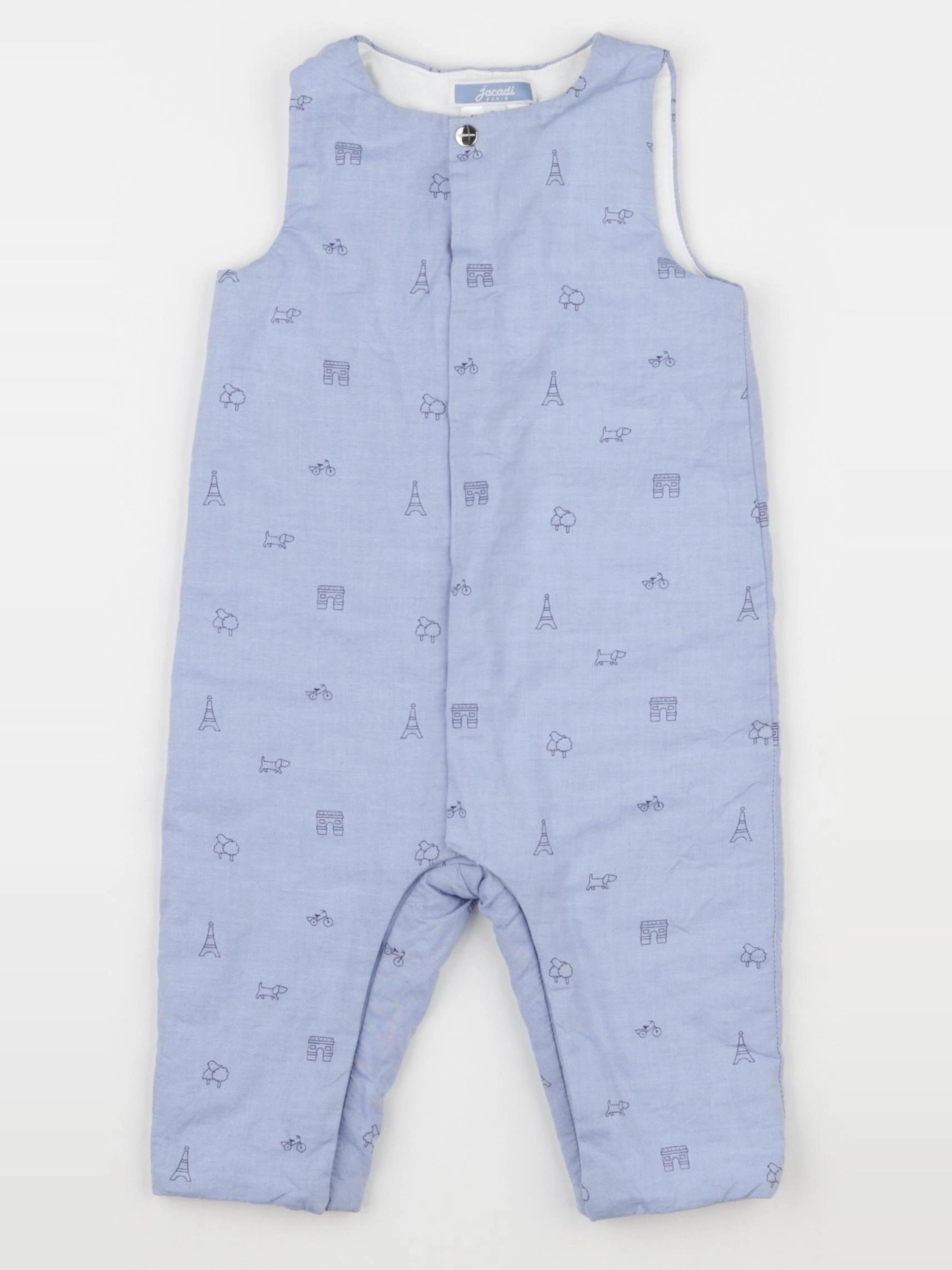 Jacadi - combinaison bleu - 6 mois