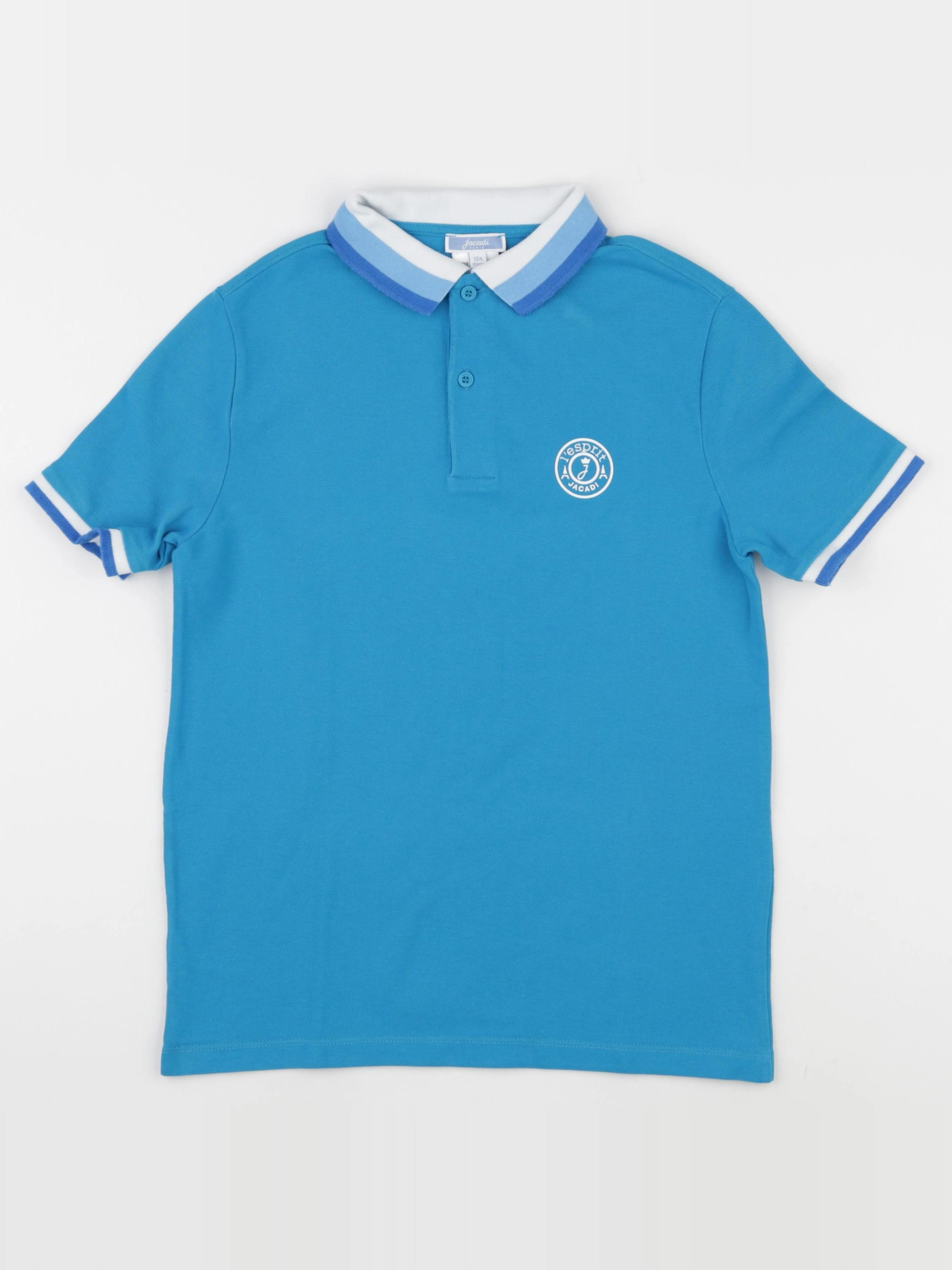 Jacadi - polo bleu - 12 ans