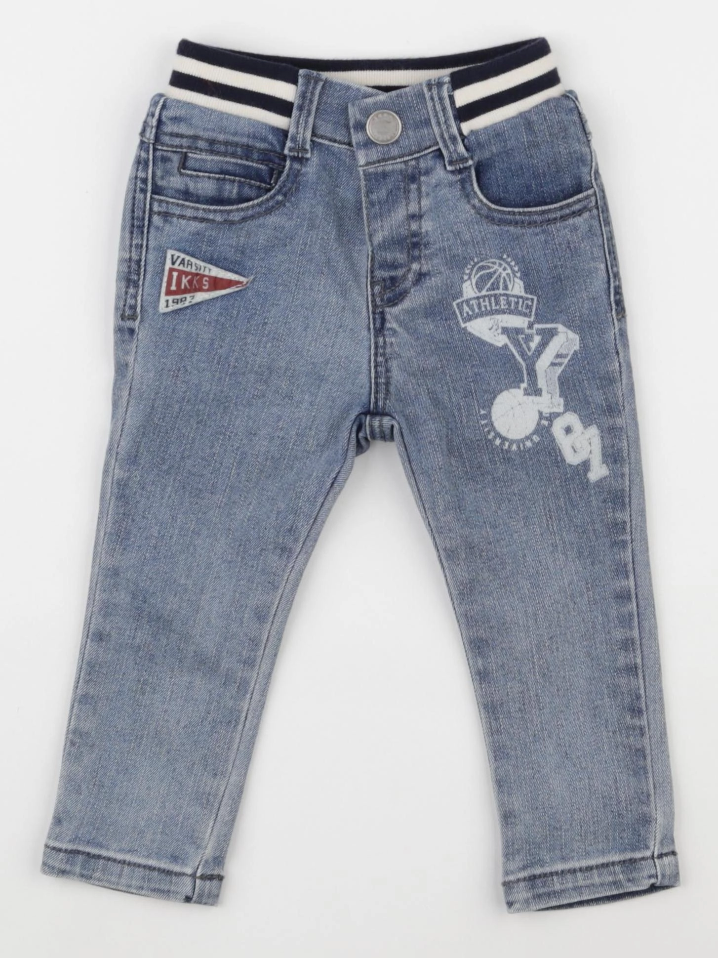 IKKS - jean bleu - 18 mois