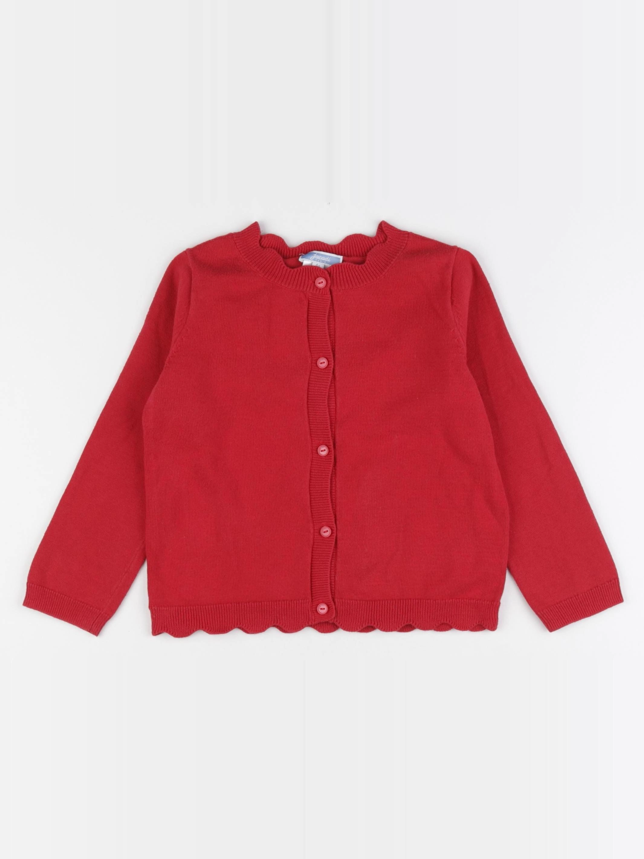 Jacadi - gilet rouge - 4 ans