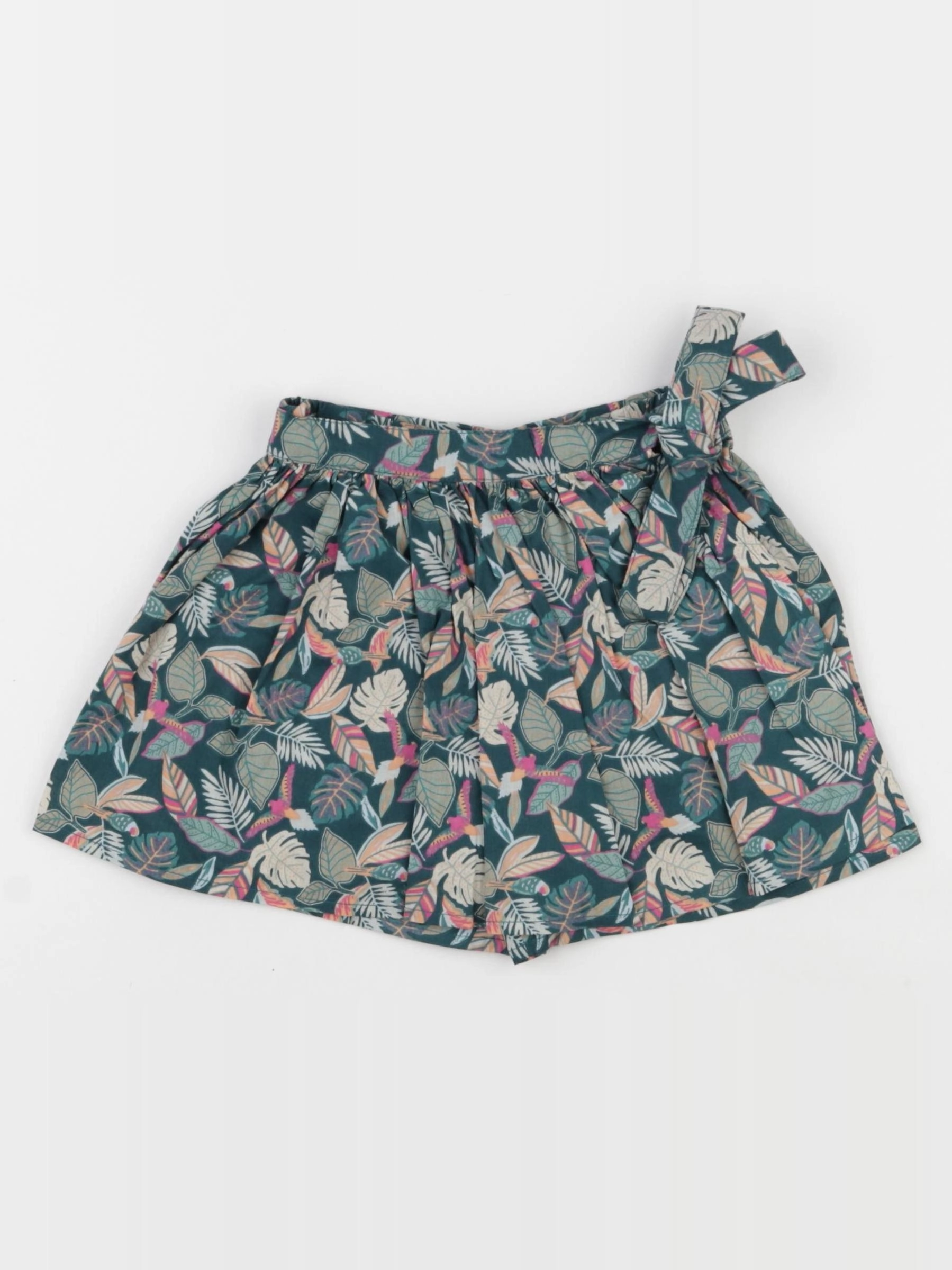 Vertbaudet - jupe short vert - 2 ans