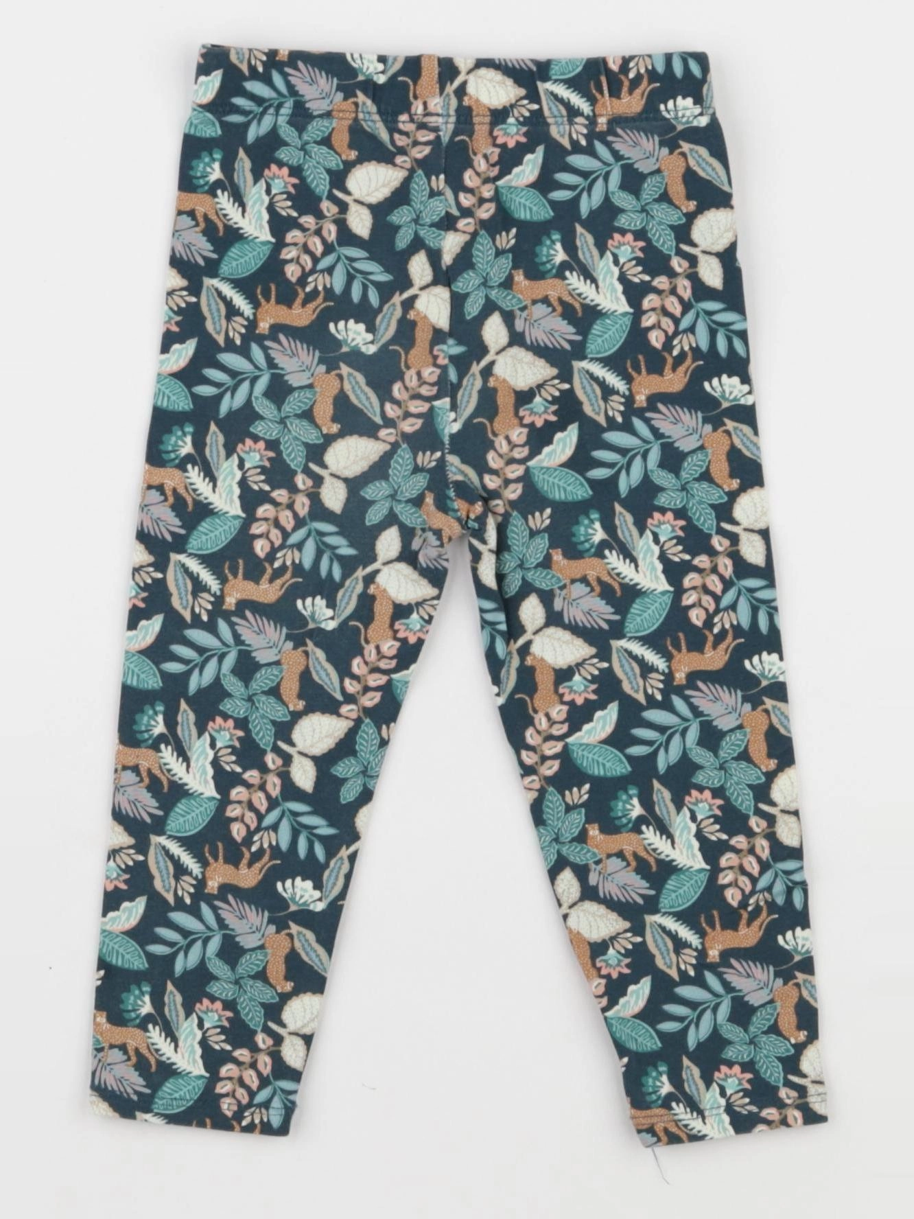 Vertbaudet - legging court vert - 2 ans
