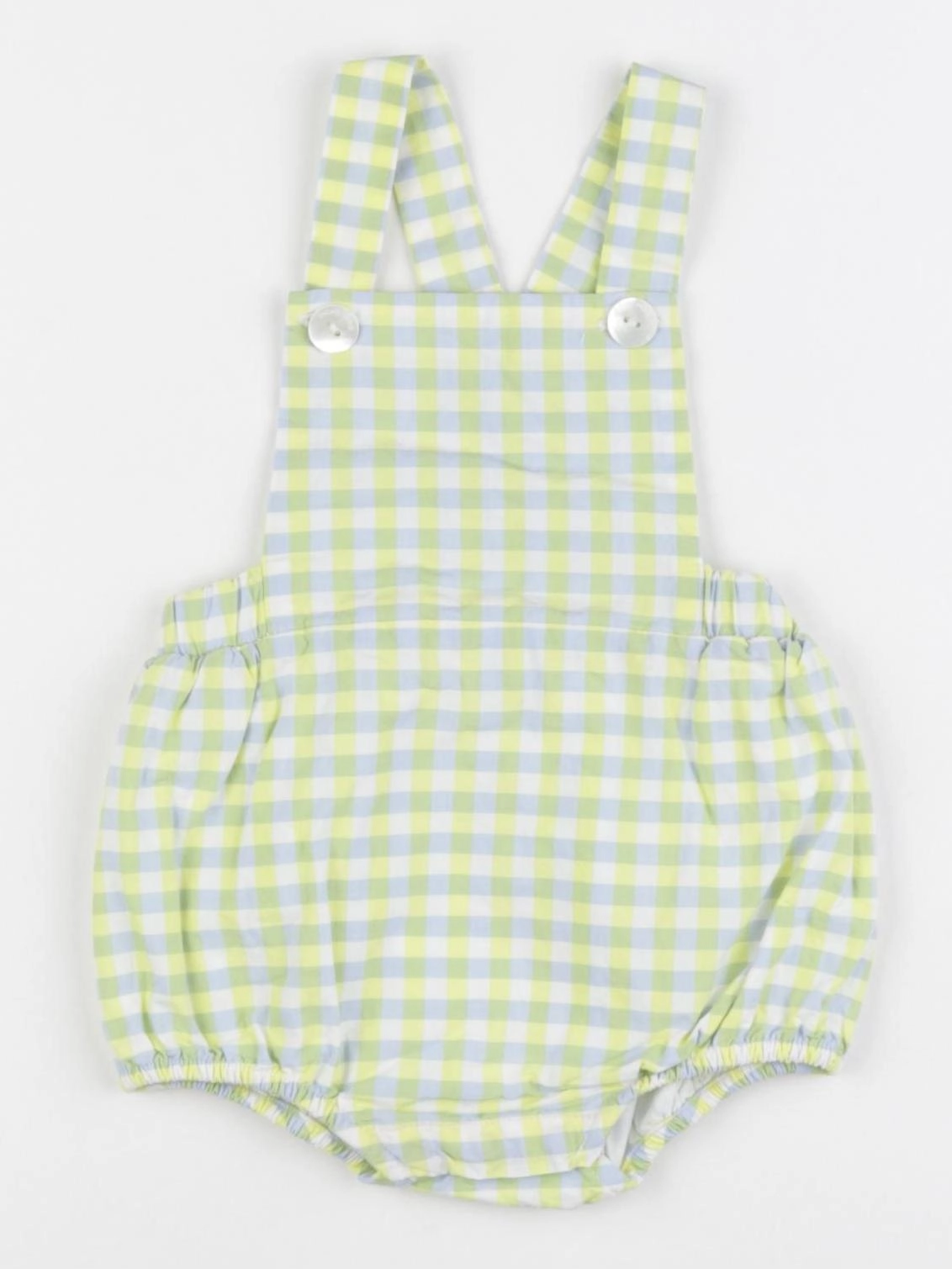 Jacadi - salopette jaune, bleu - 6 mois