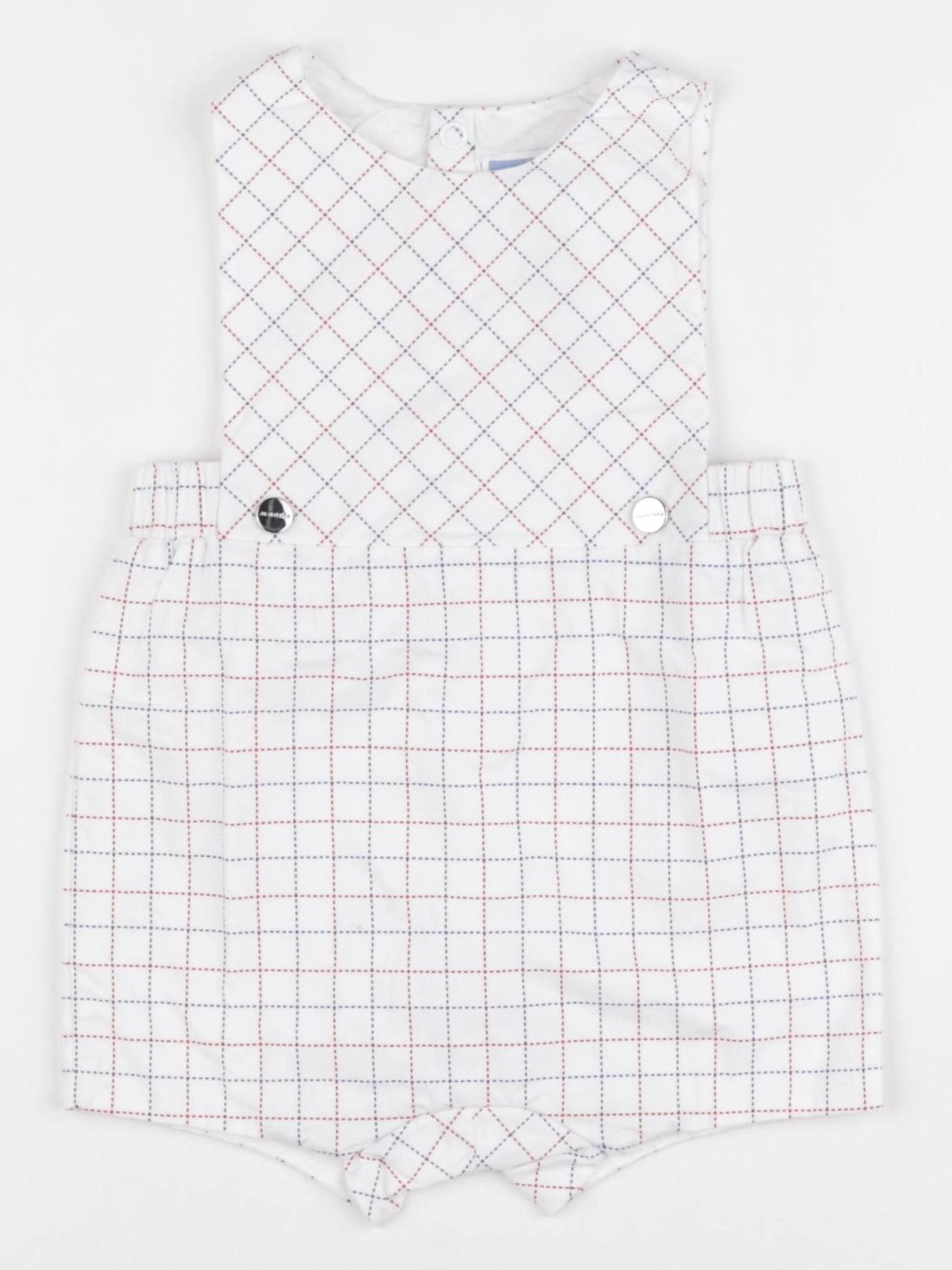 Jacadi - combinaison blanc, bleu - 6 mois