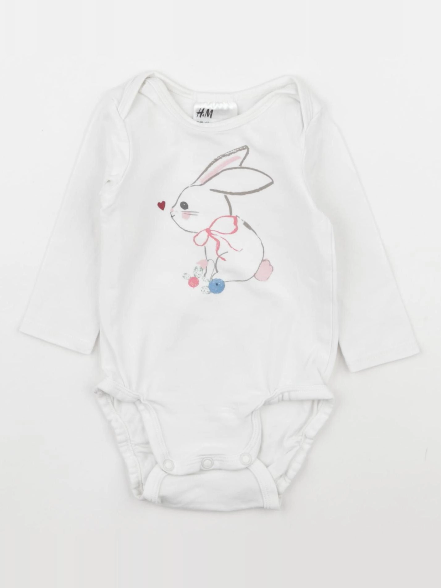 H&M - body blanc - 3 mois