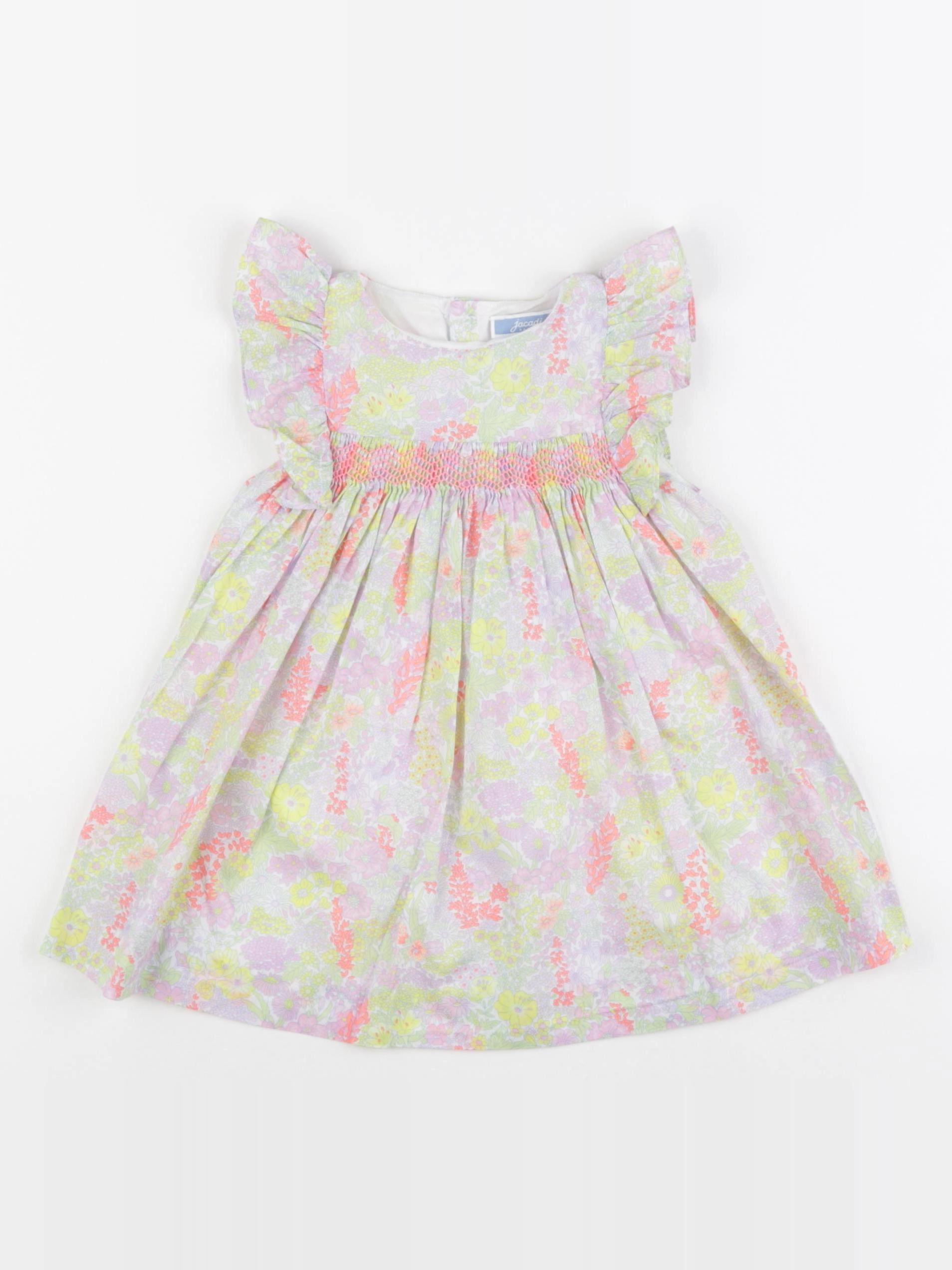 Jacadi - robe liberty multicolore - 18 mois