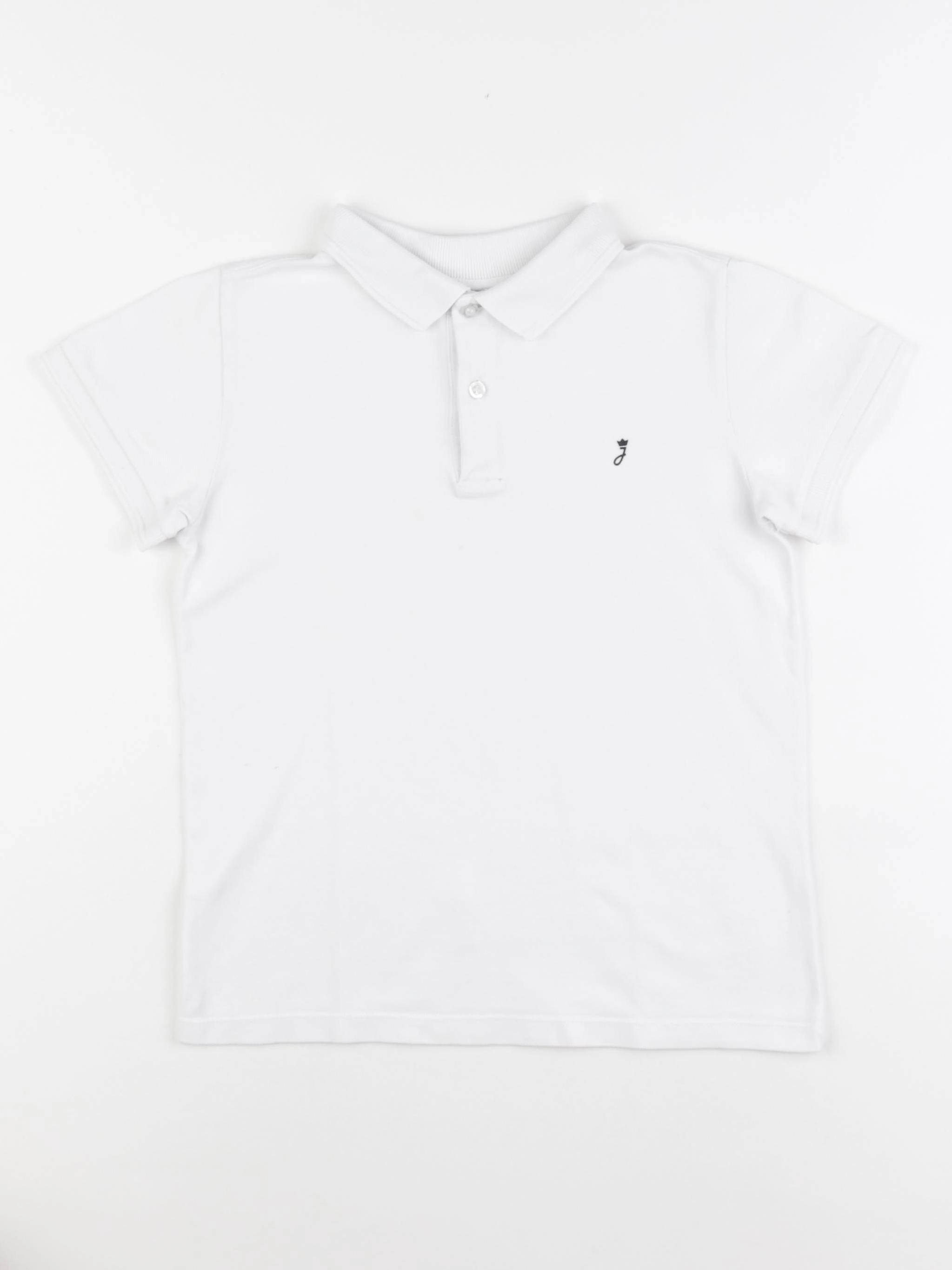 Jacadi - polo blanc - 8 ans