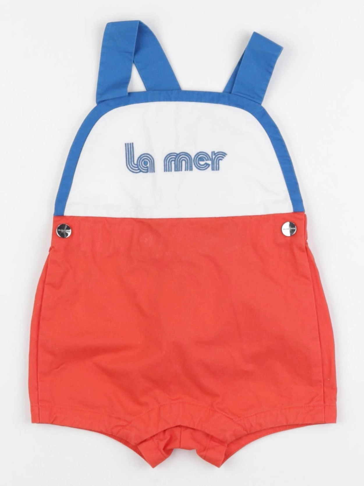 Jacadi - combinaison bleu, orange - 12 mois