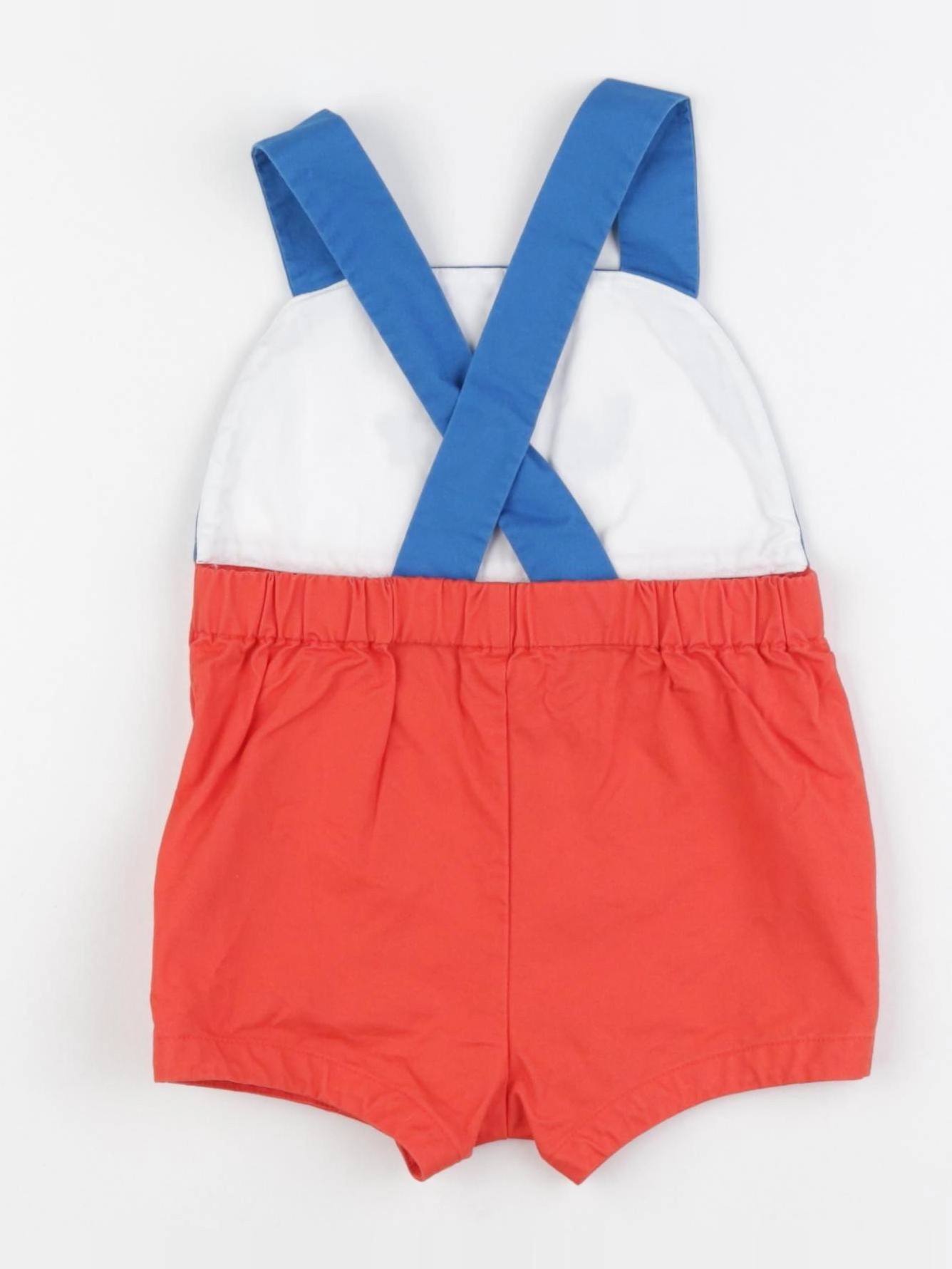 Jacadi - combinaison bleu, orange - 12 mois