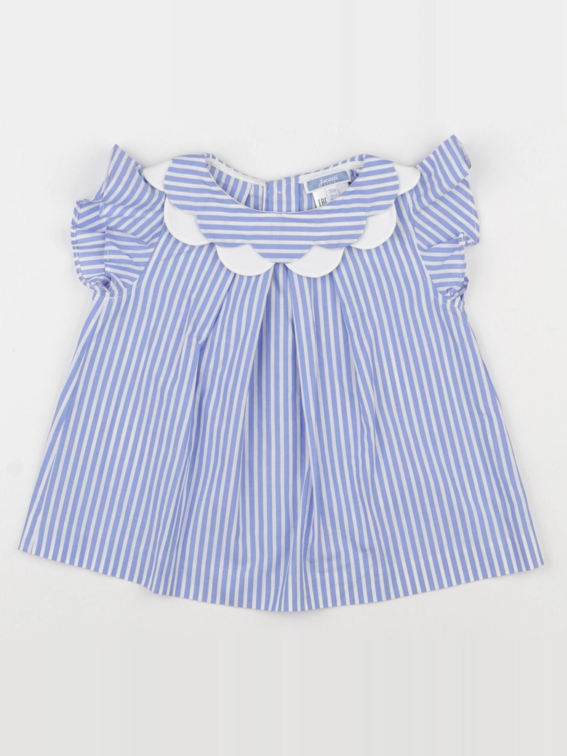 Jacadi - blouse bleu - 36 mois
