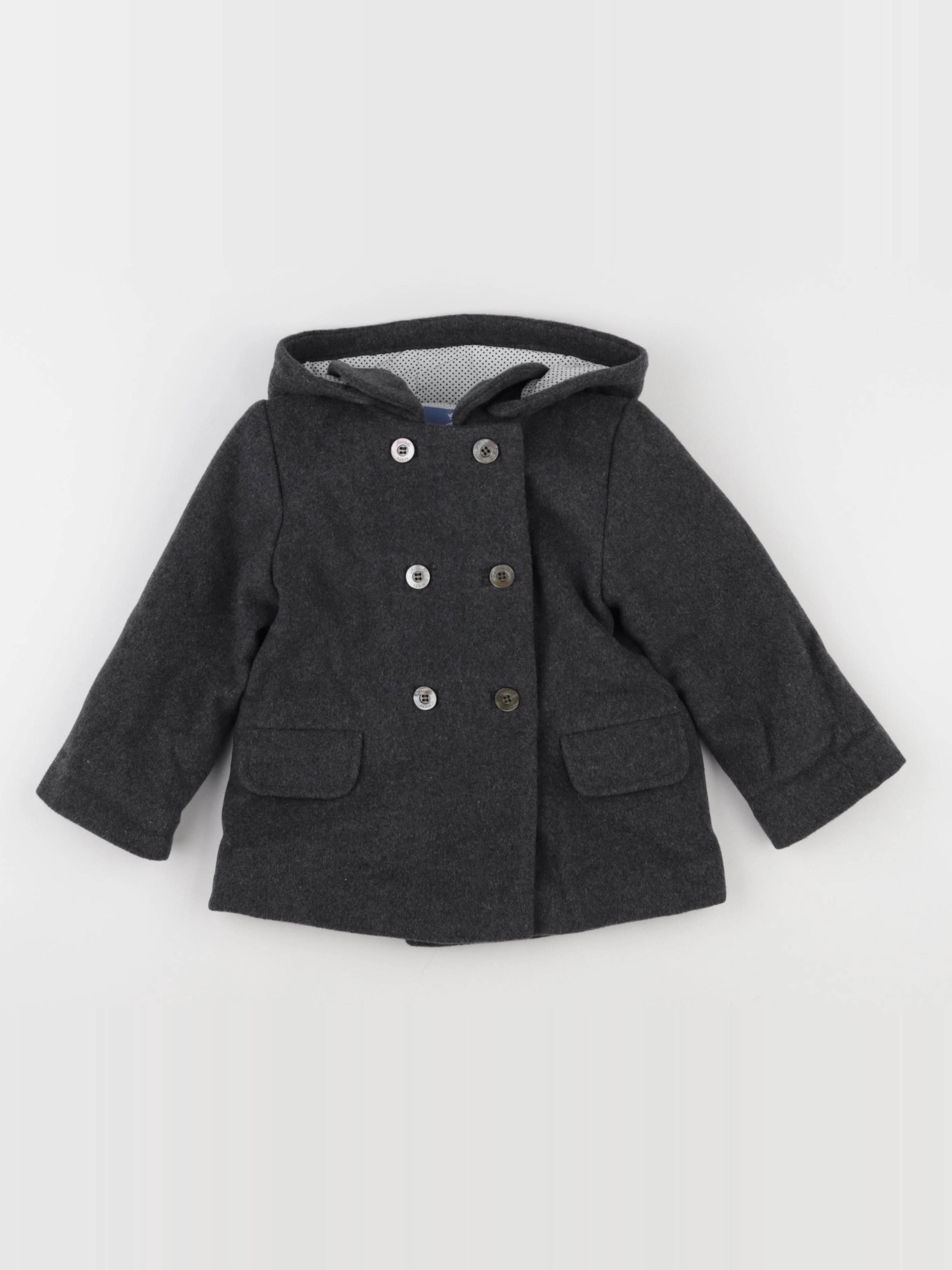 Jacadi - manteau gris - 36 mois