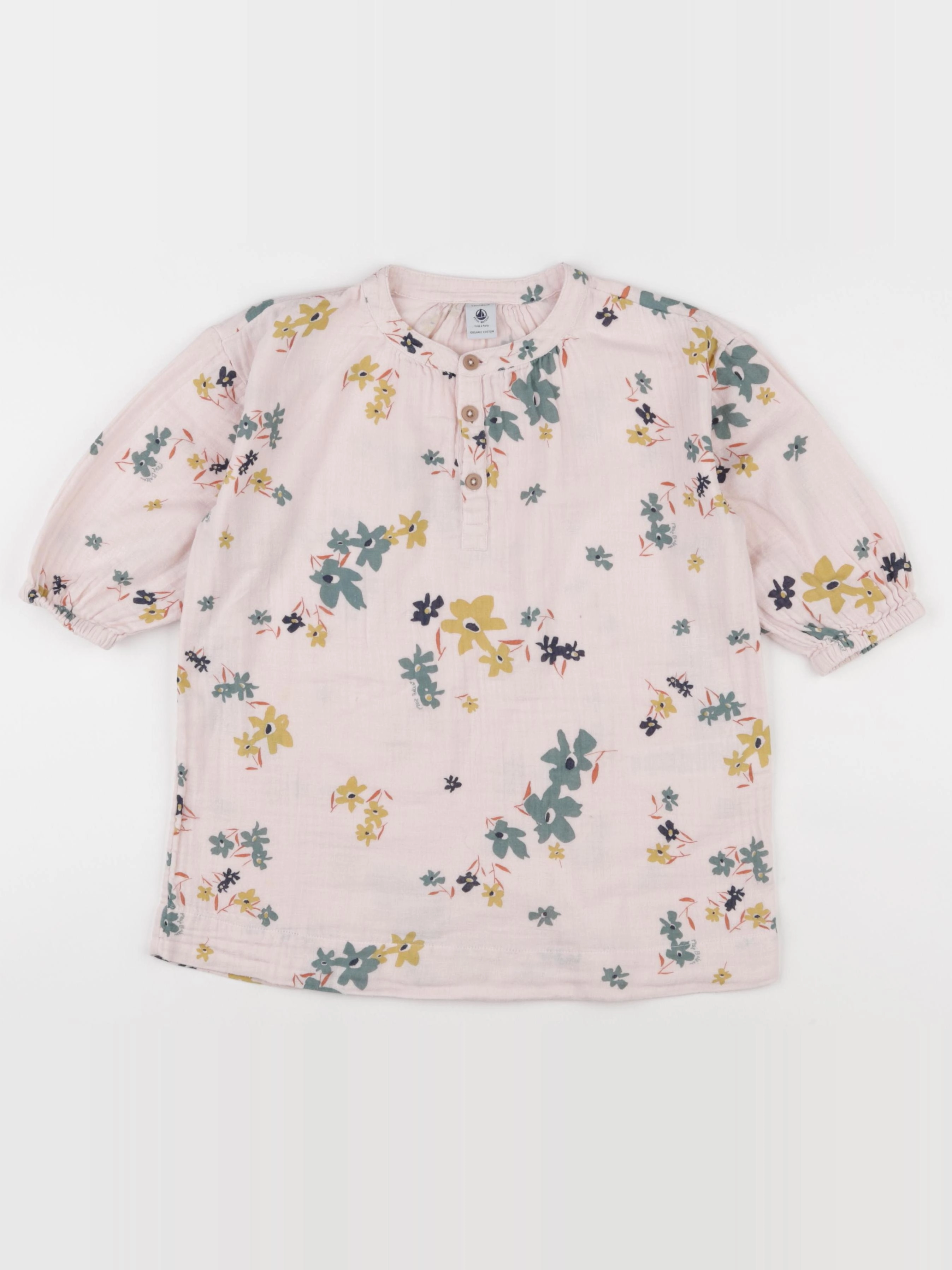 Petit Bateau - blouse rose - 4 ans