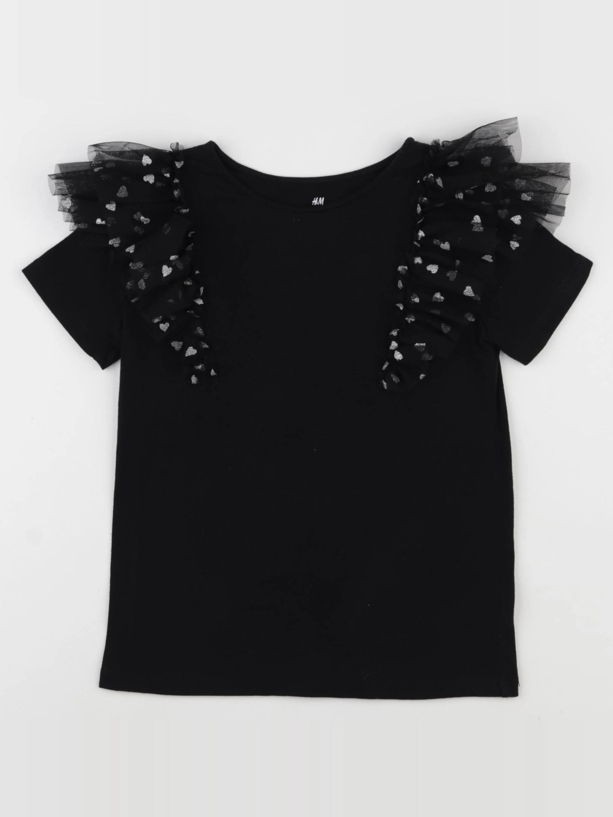 H&M - tee-shirt noir - 4/6 ans