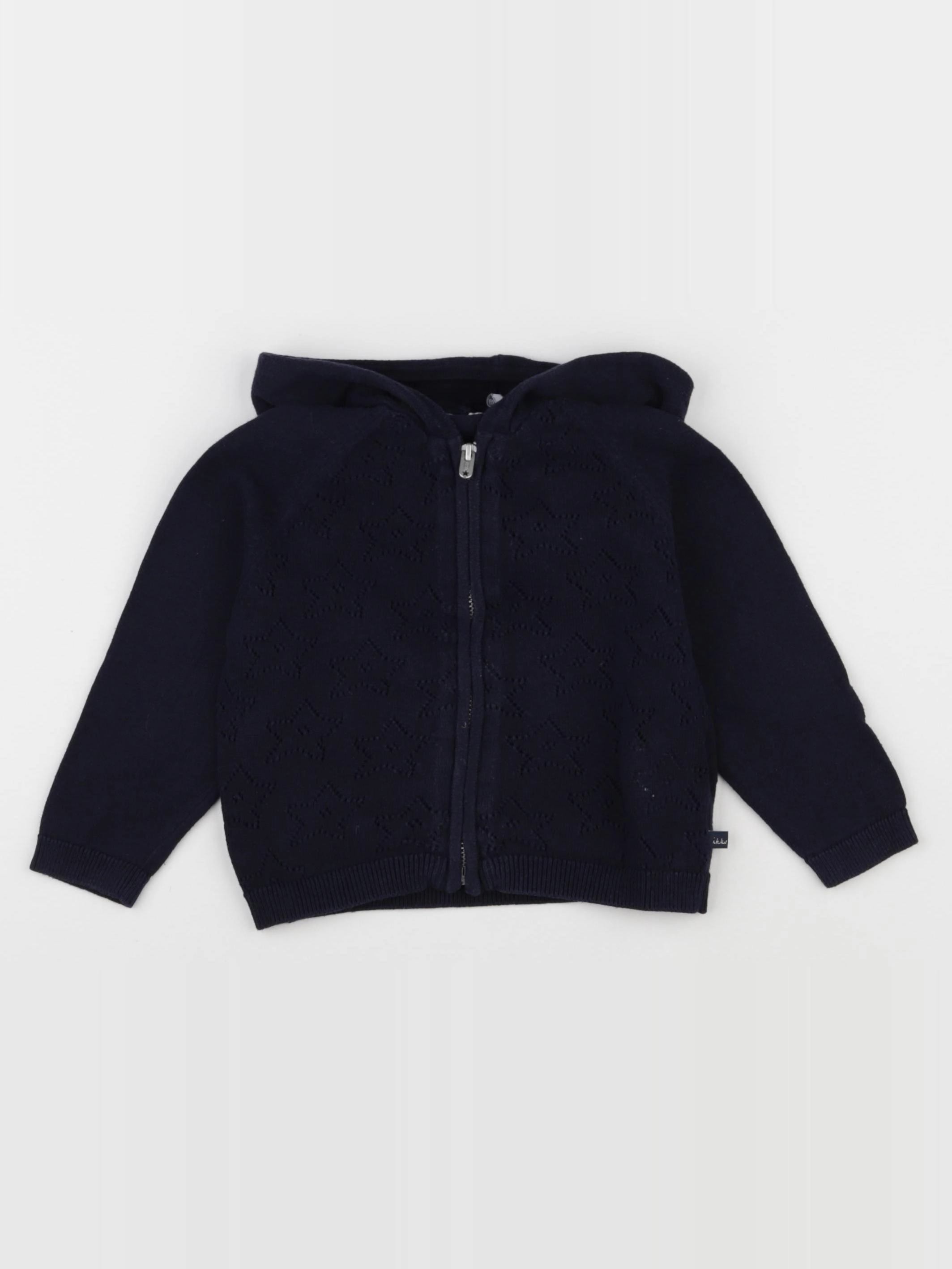 IKKS - gilet bleu - 18 mois