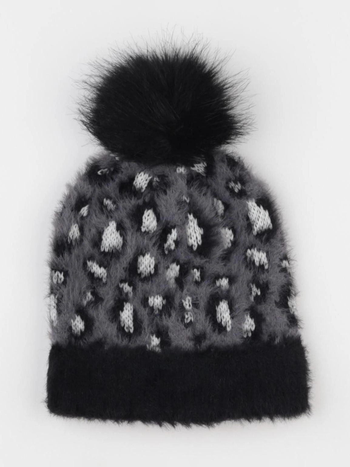 IKKS - bonnet gris, noir - 7/8 ans