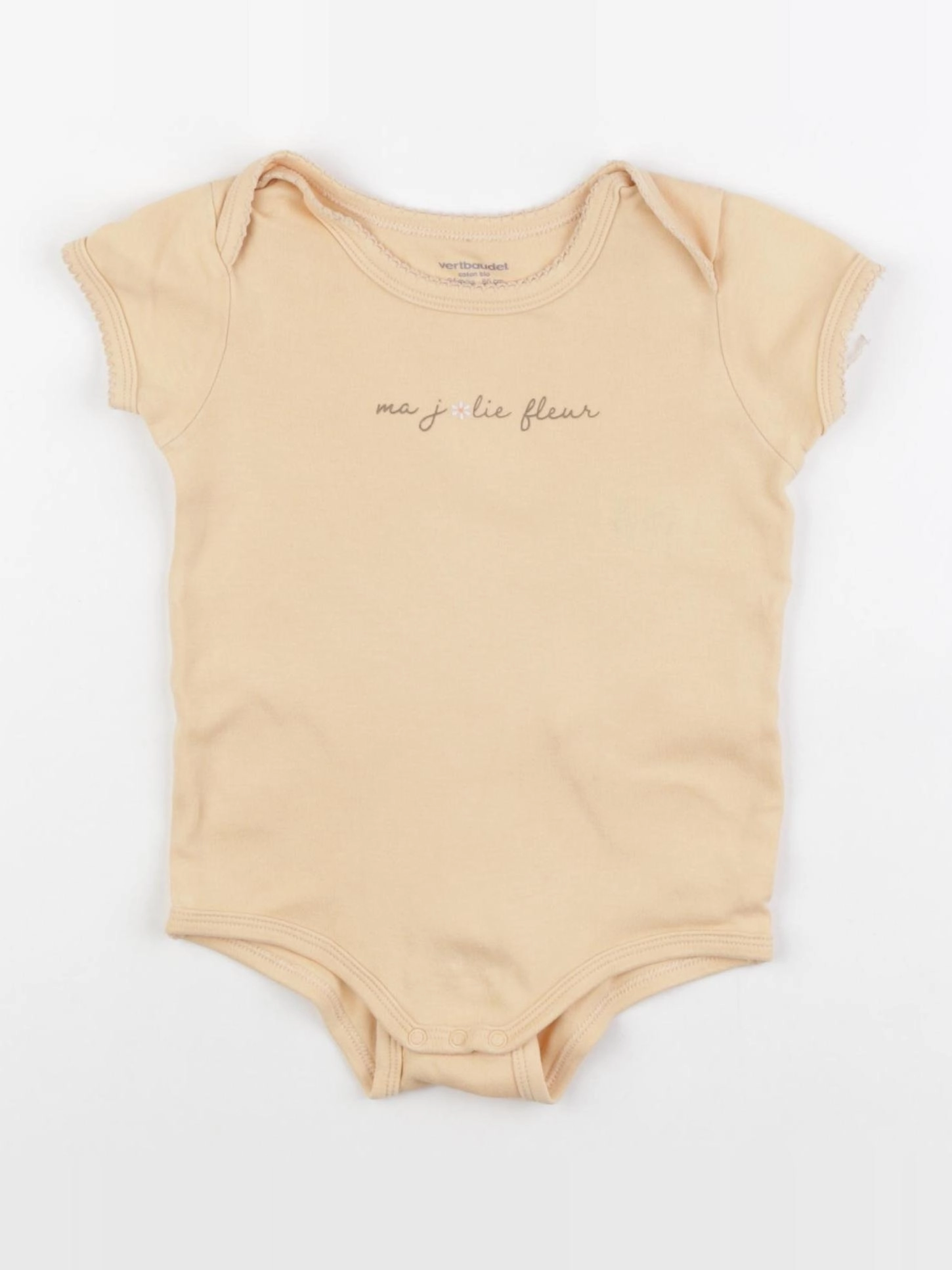 Vertbaudet - body orange - 24 mois