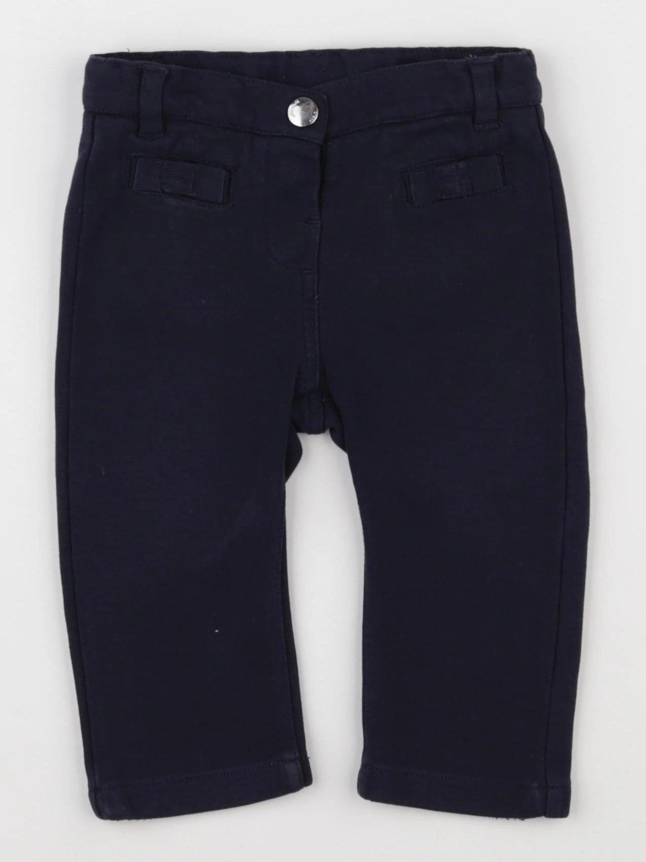 Jacadi - pantalon bleu - 12 mois