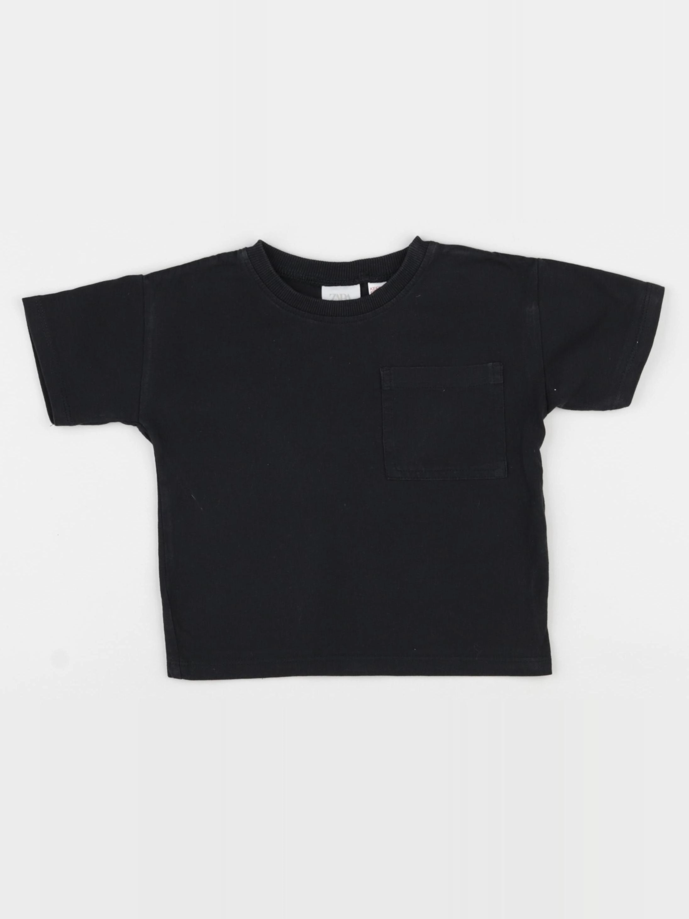 Zara - tee-shirt noir - 12/18 mois