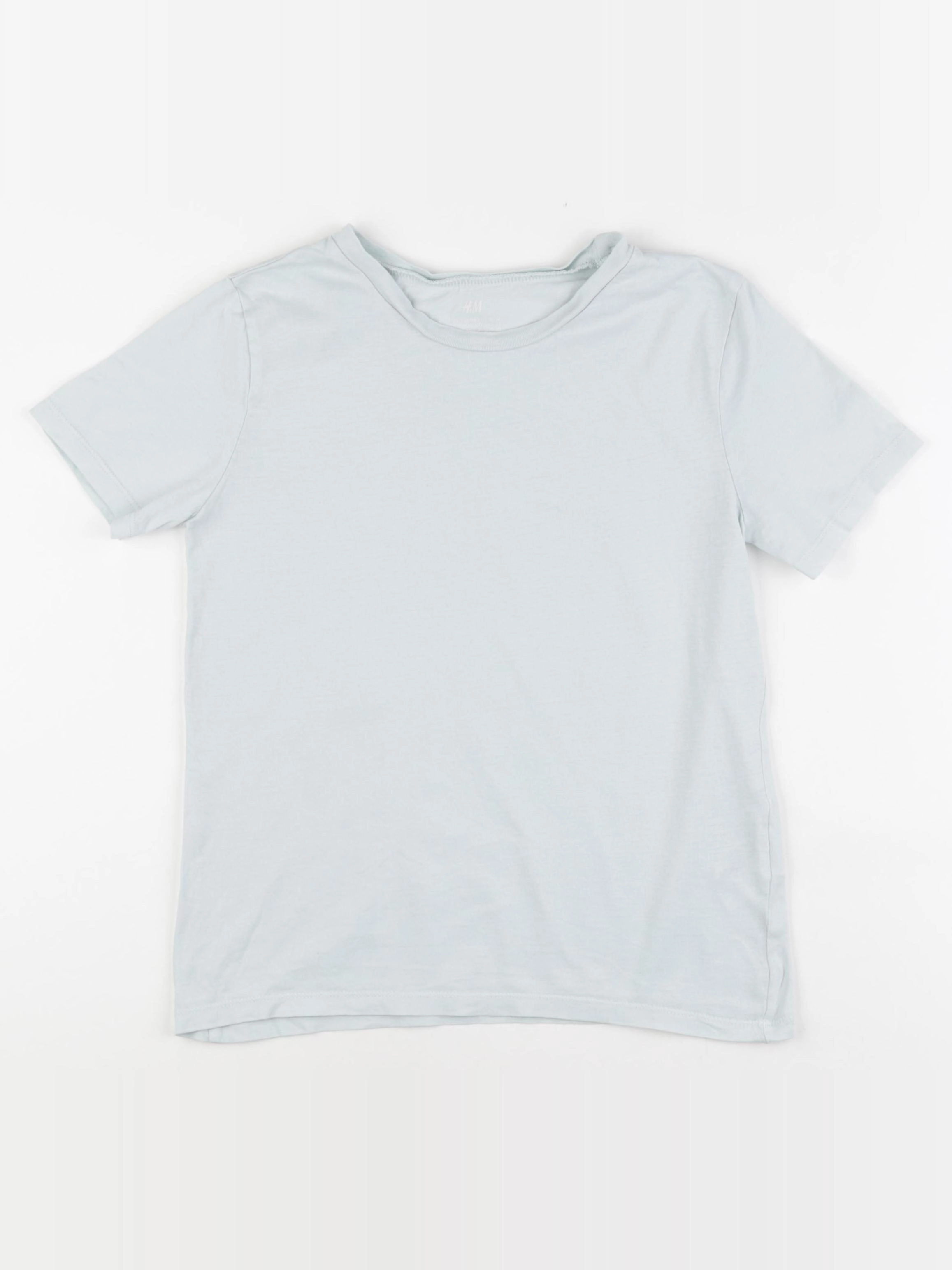 H&M - tee-shirt bleu - 8/10 ans