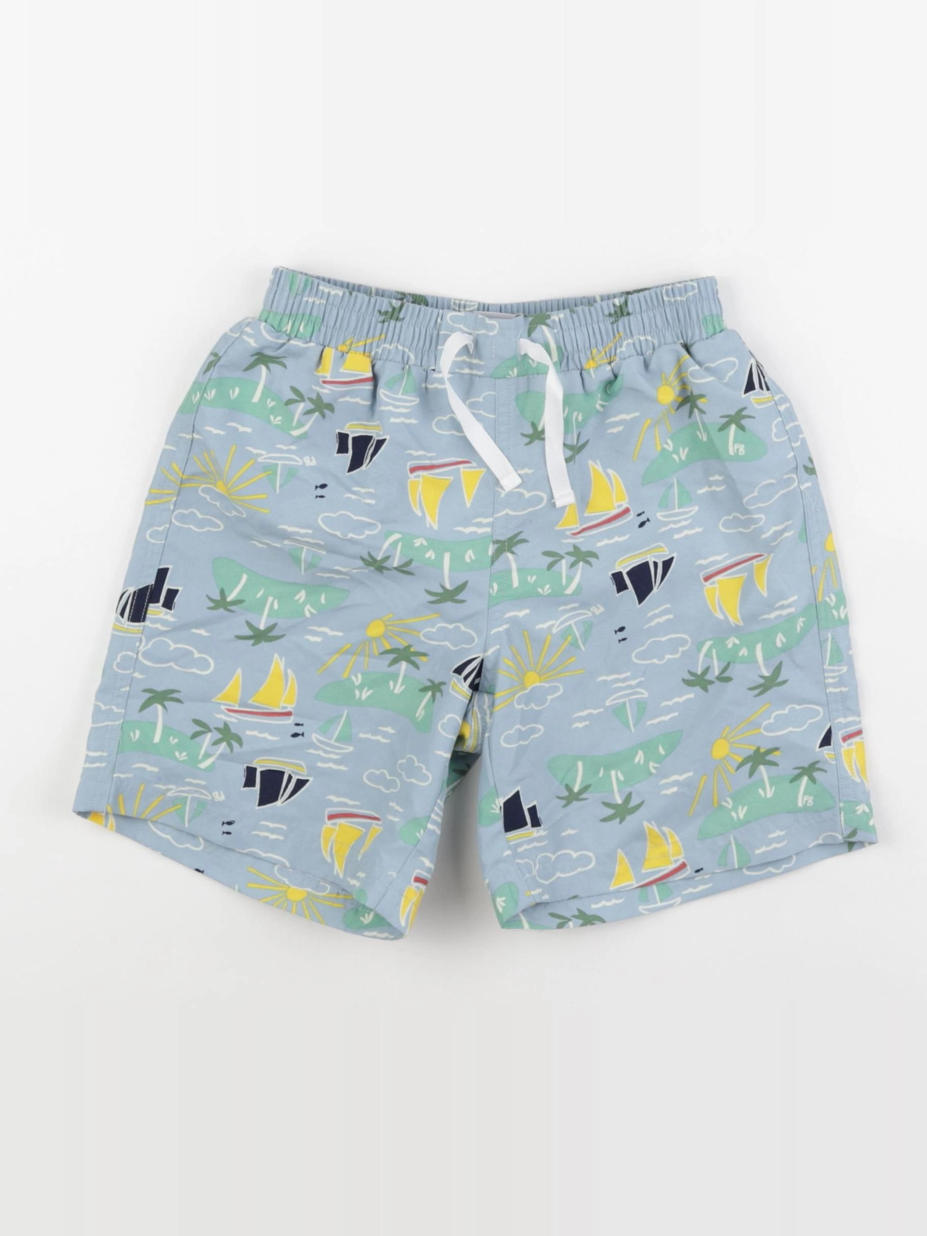 Petit Bateau - maillot de bain bleu - 8 ans