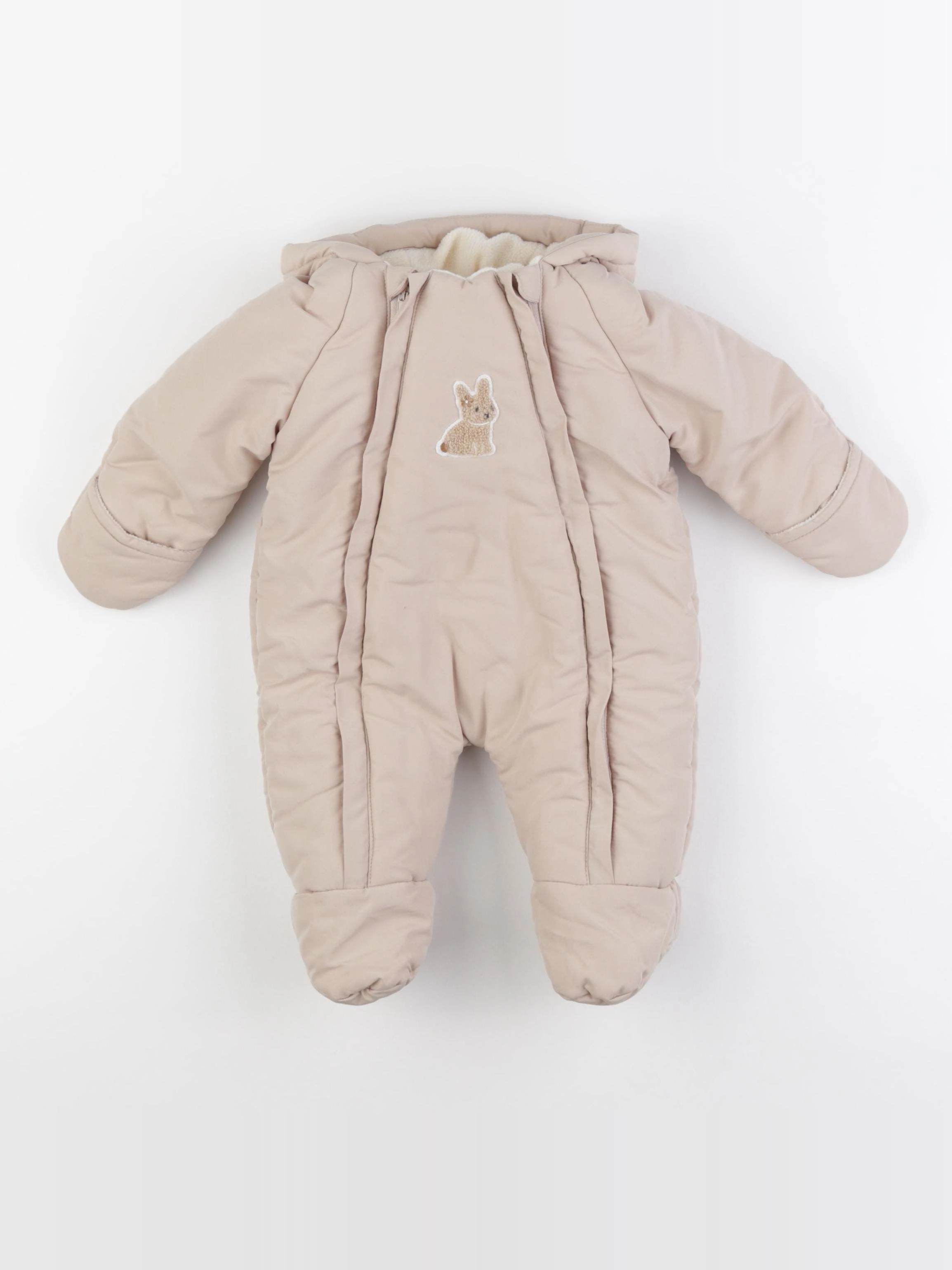Vertbaudet - combi-pilote marron - 3 mois