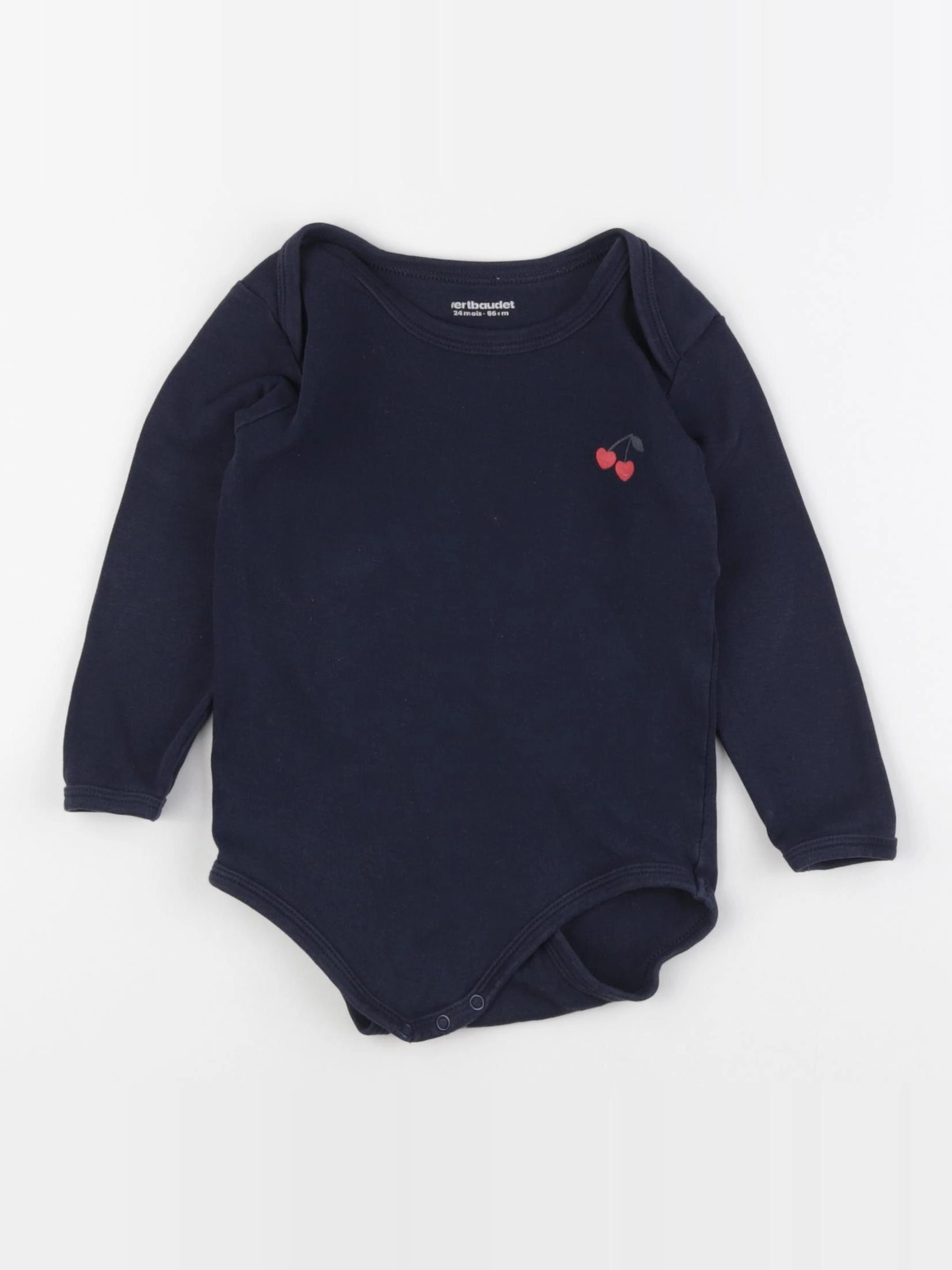 Vertbaudet - body bleu - 24 mois