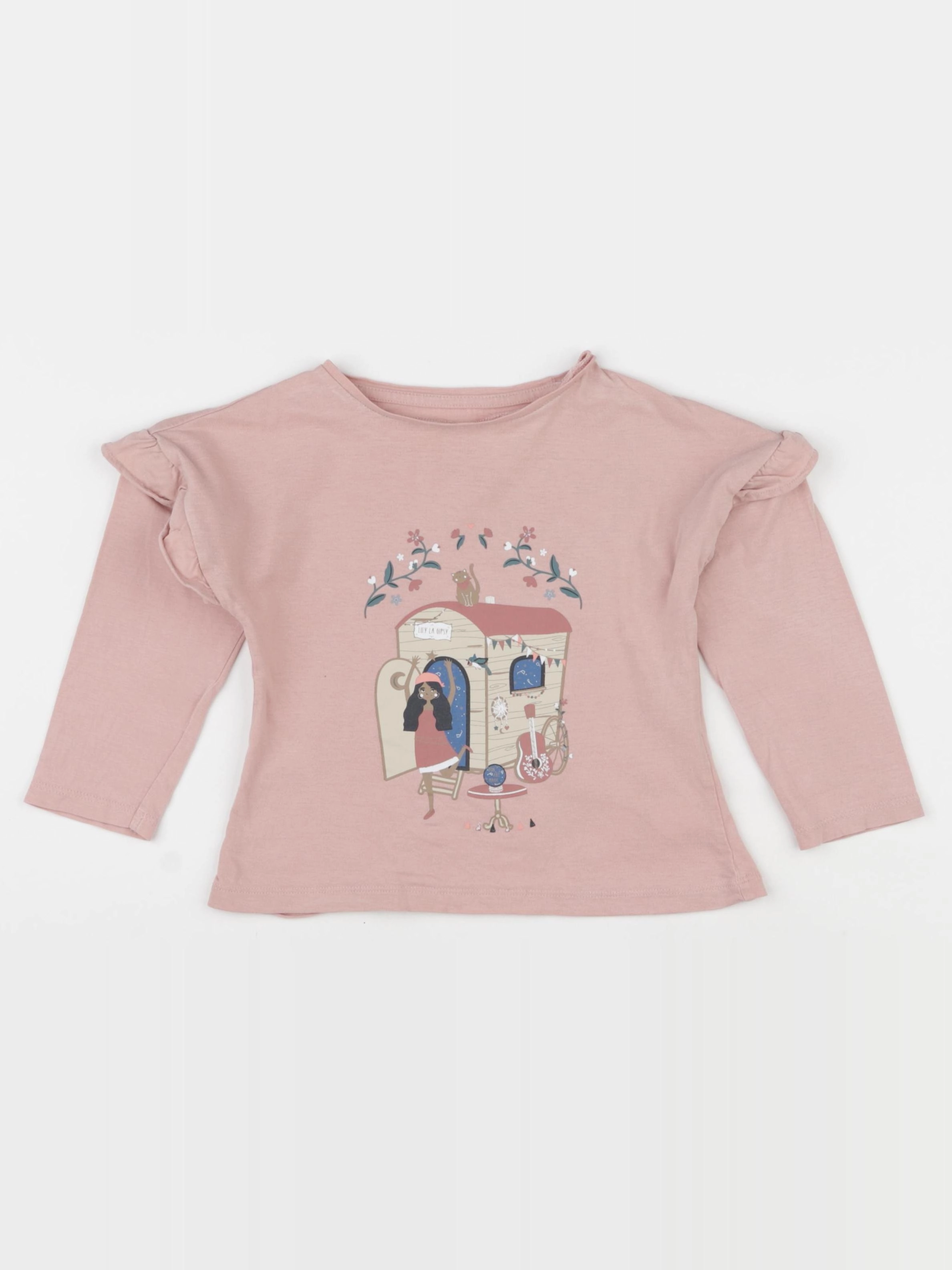 Vertbaudet - tee-shirt multicolore - 3 ans