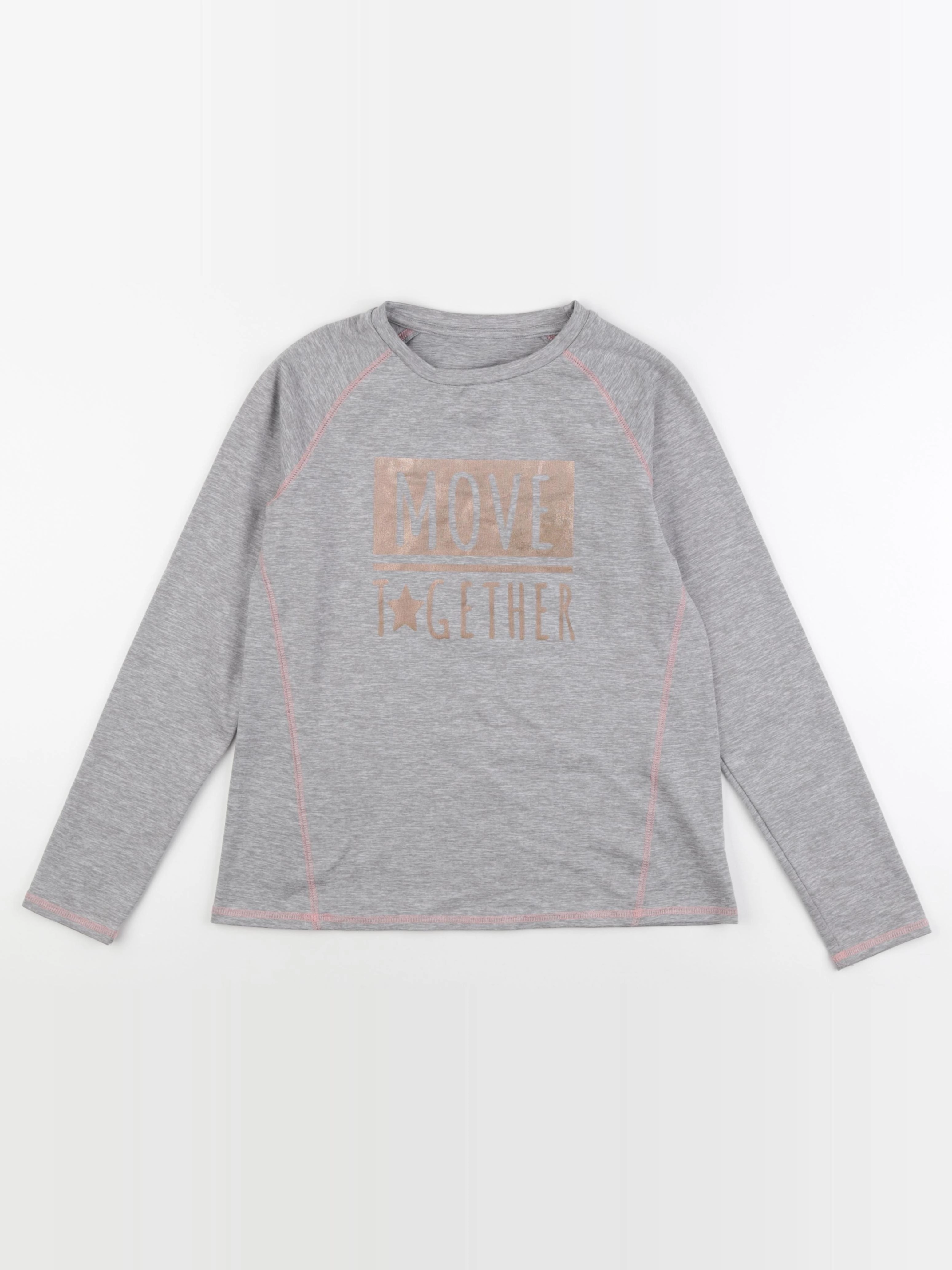 Vertbaudet - tee-shirt gris - 11/12 ans