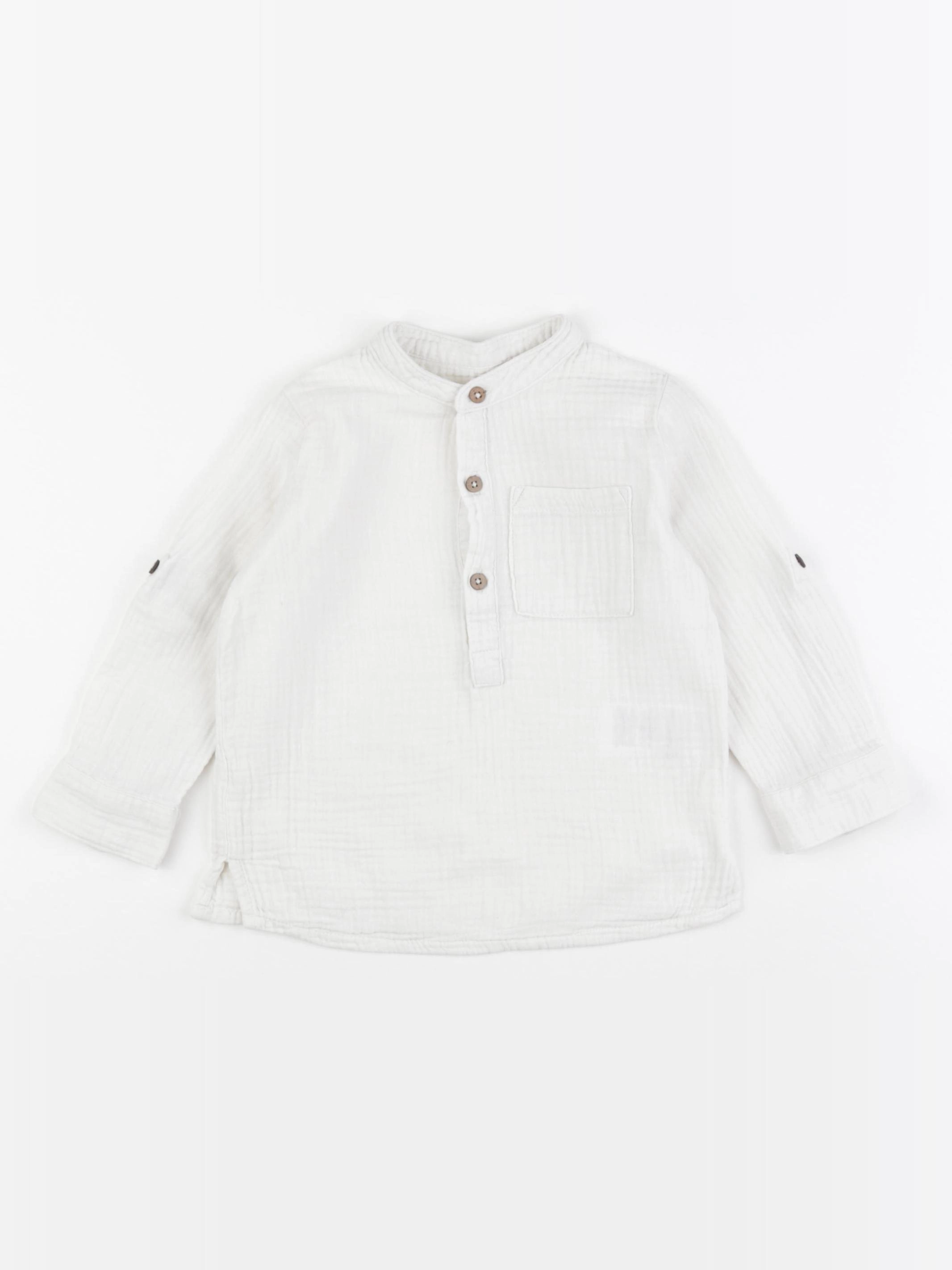 Vertbaudet - chemise blanc - 3 ans