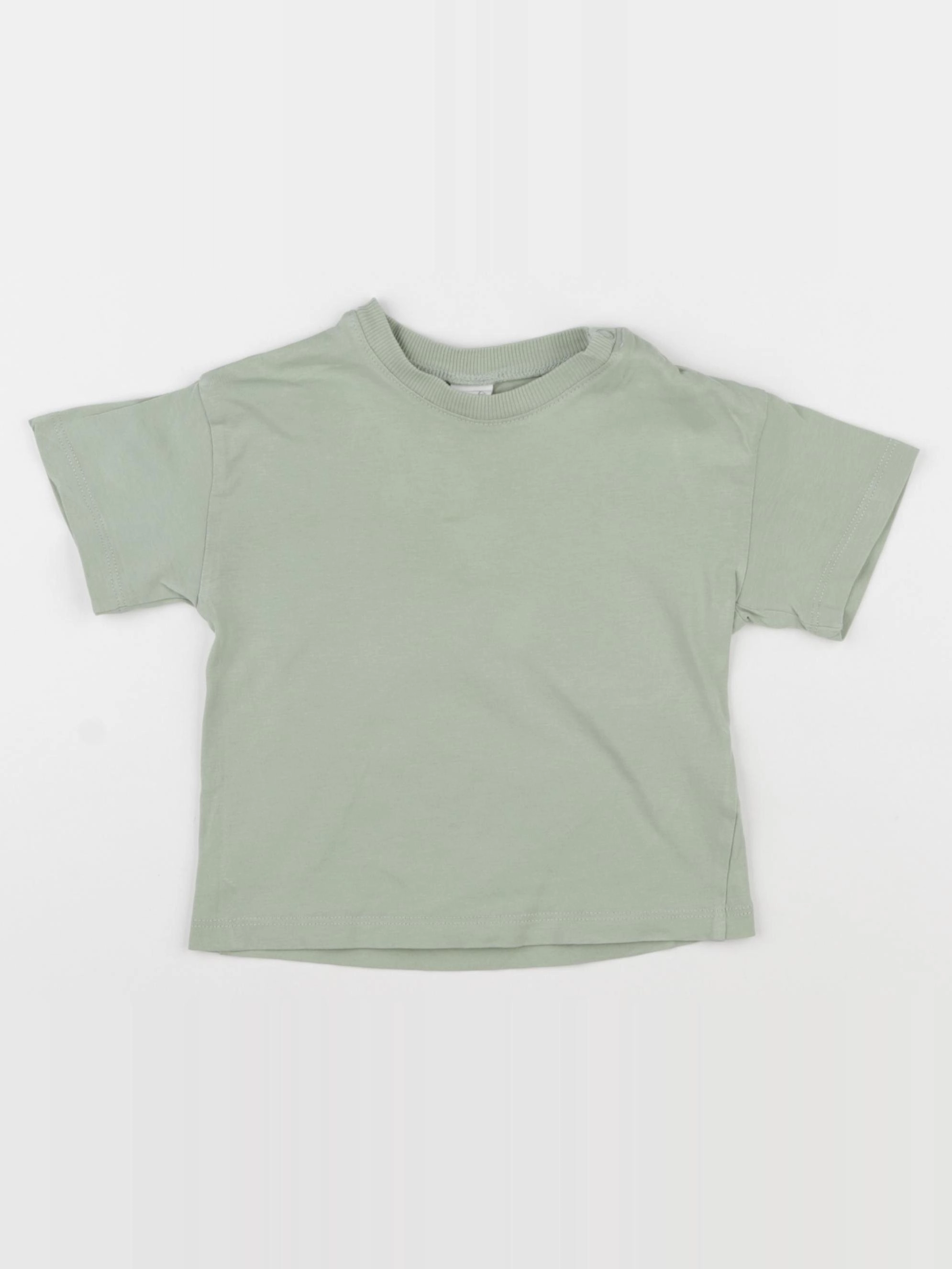 H&M - tee-shirt vert - 9/12 mois