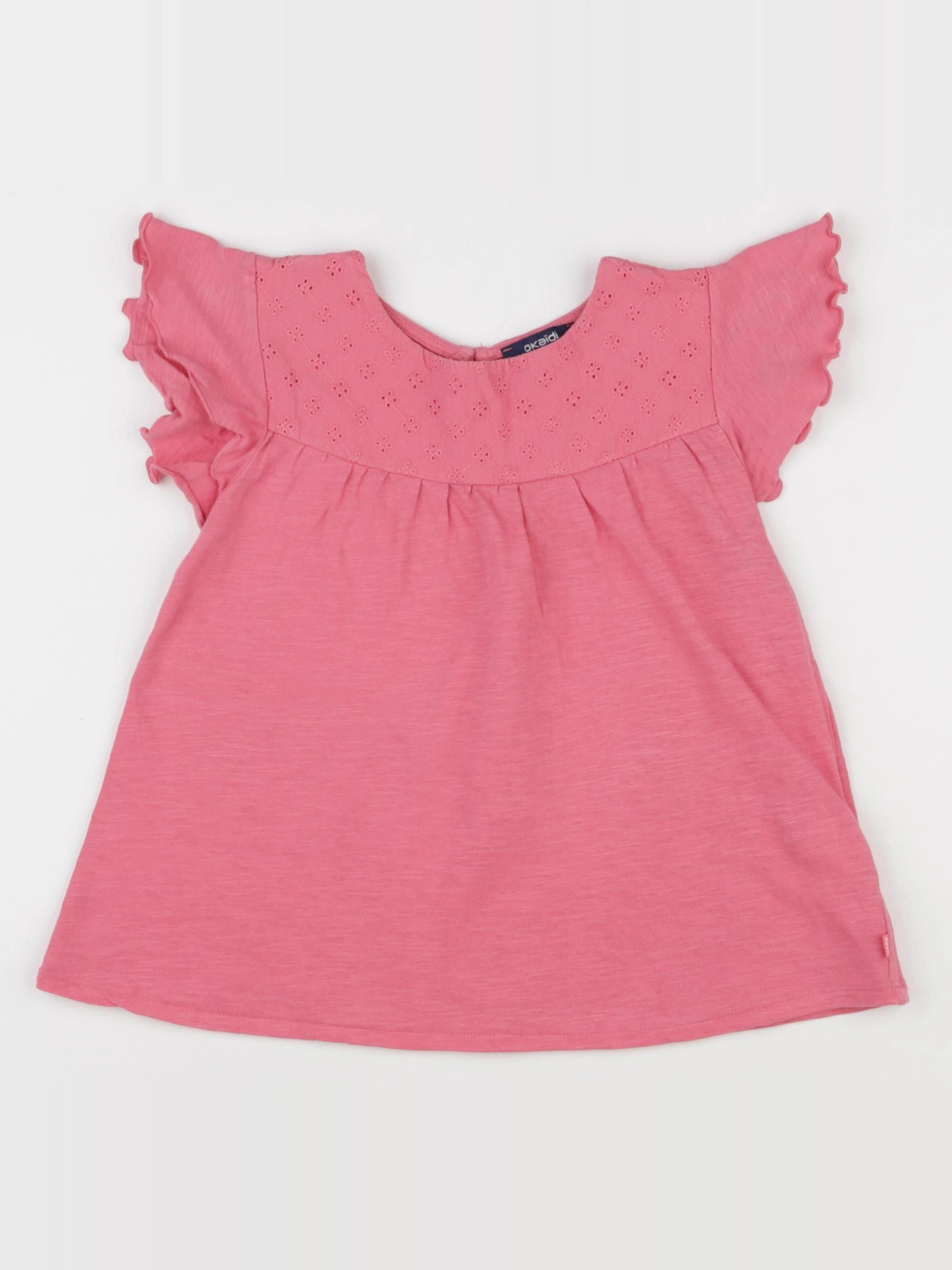 Okaidi - tee-shirt rose - 6 ans