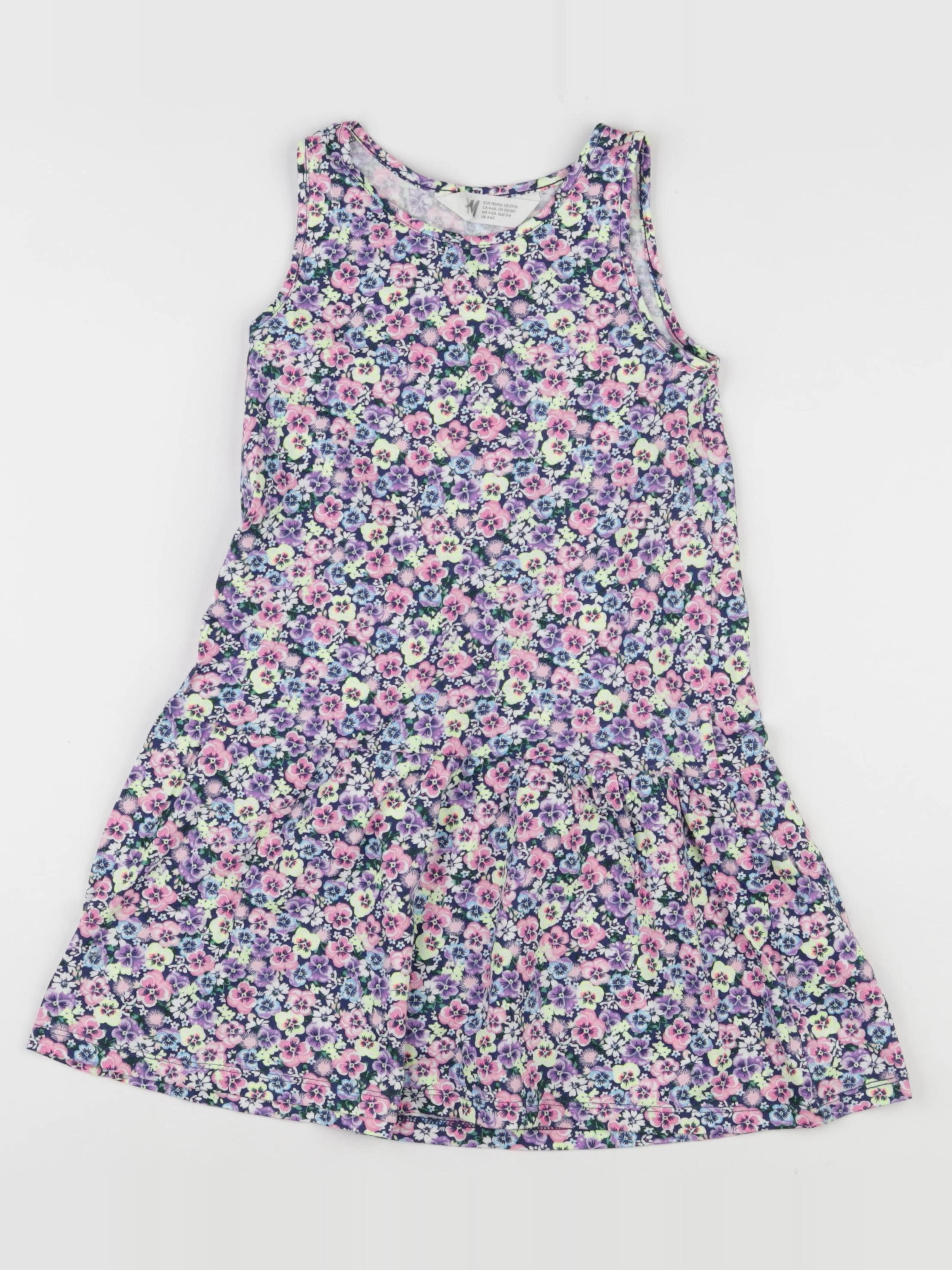 H&M - robe multicolore - 4/6 ans