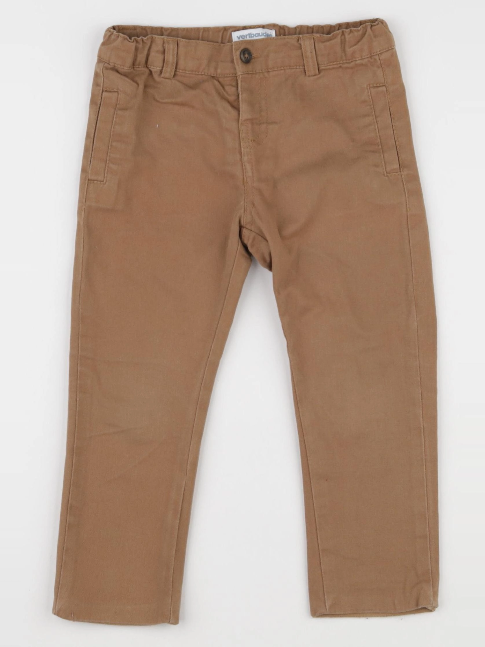 Vertbaudet - pantalon marron - 2 ans